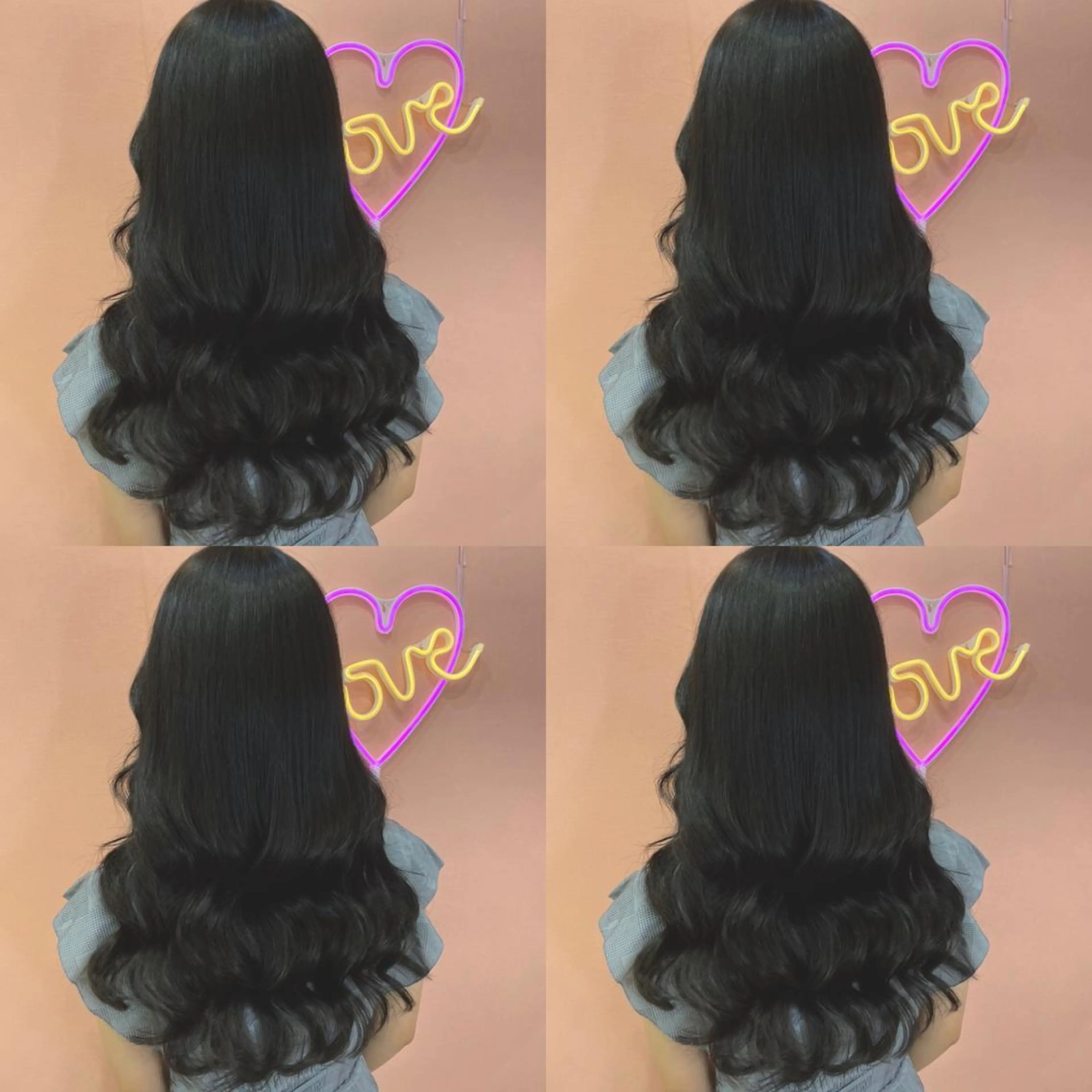 ロング カラー 黒髪 🌷MAYU 🌷のヘアスタイル