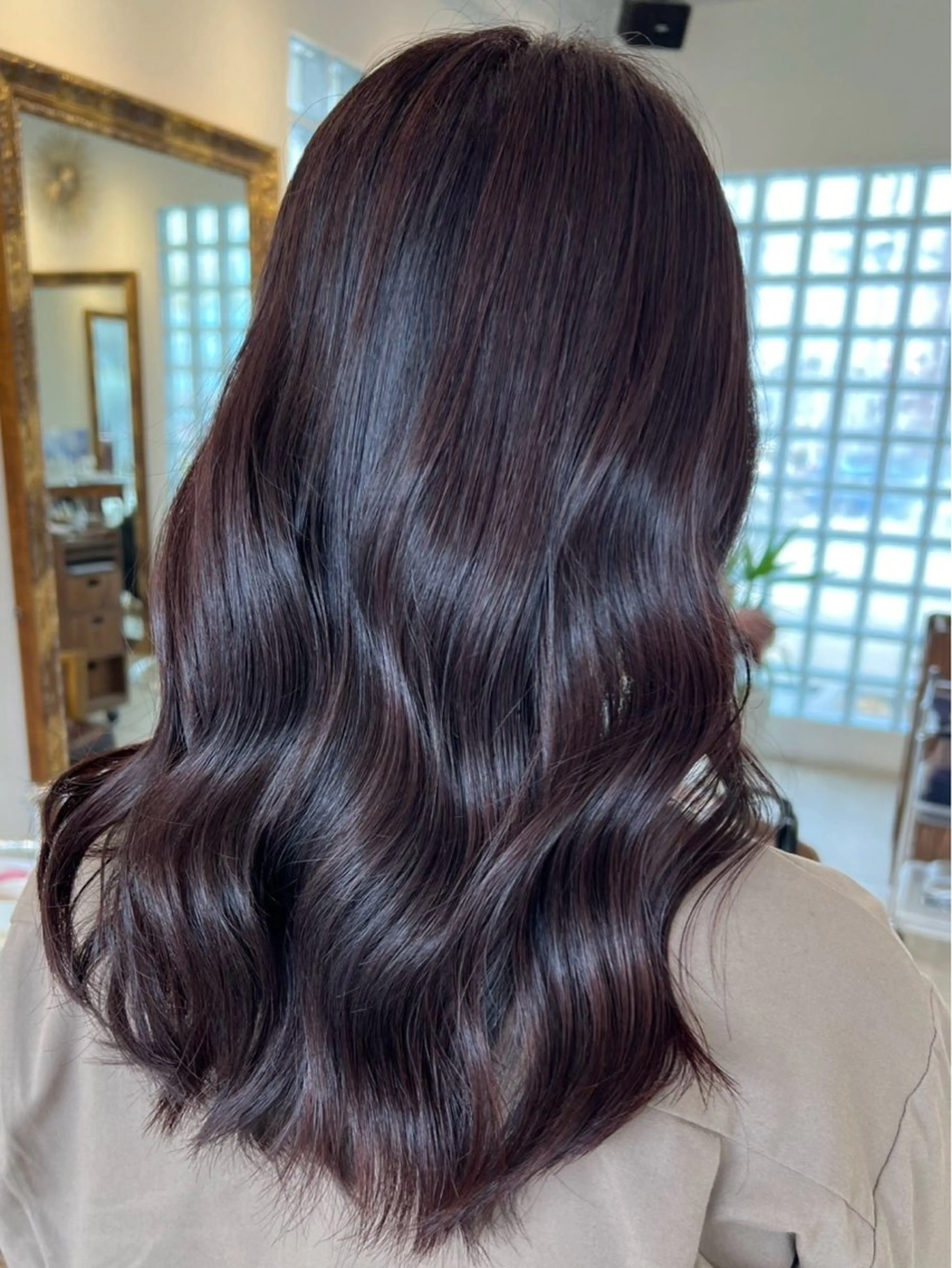 セミロング カラー ヘアカラー 遠藤 日和のヘアスタイル