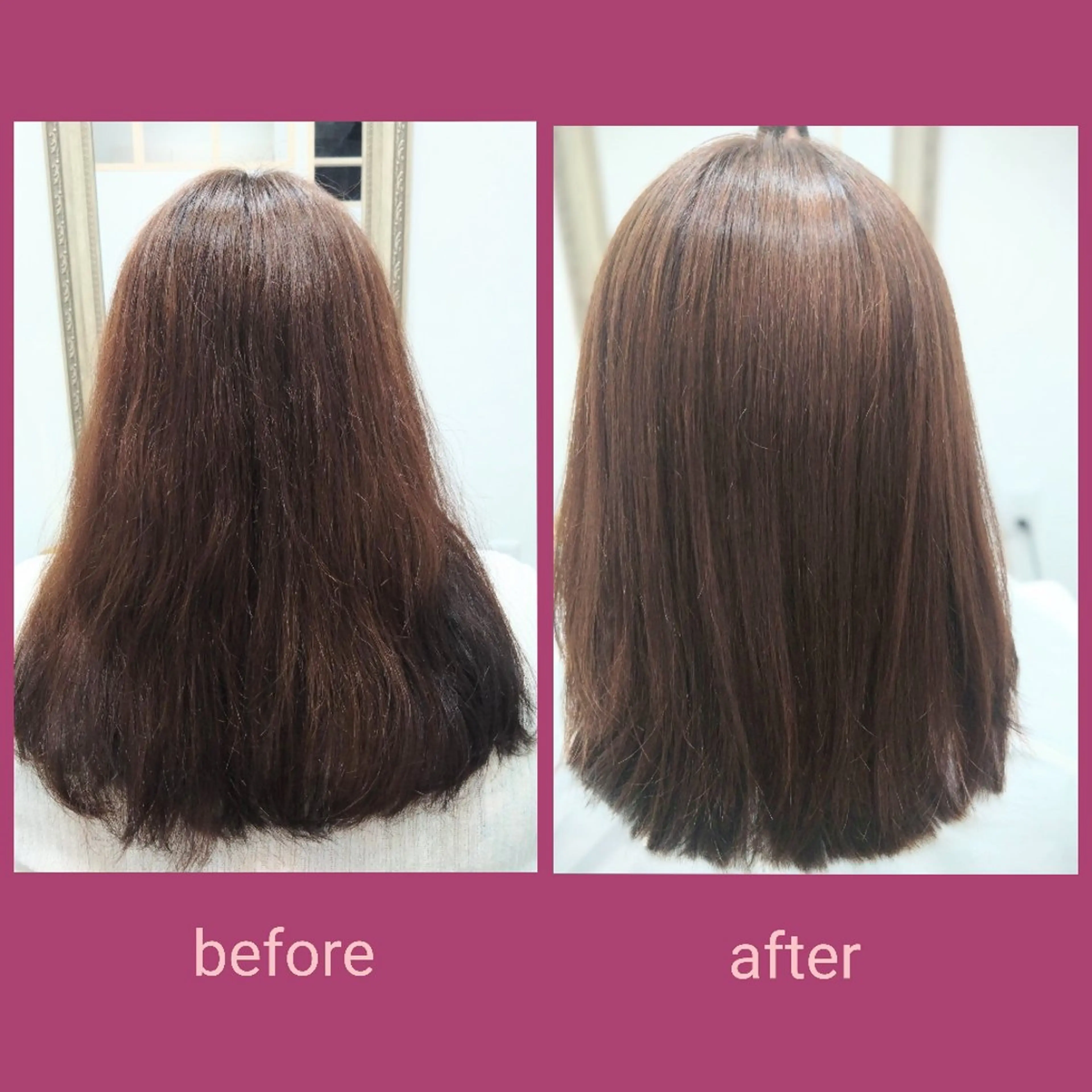 ロング 縮毛矯正 髪質改善美容室bokuno鳴海店所属・髪質改善/星野久美子 /撮影モデル募集のヘアスタイル