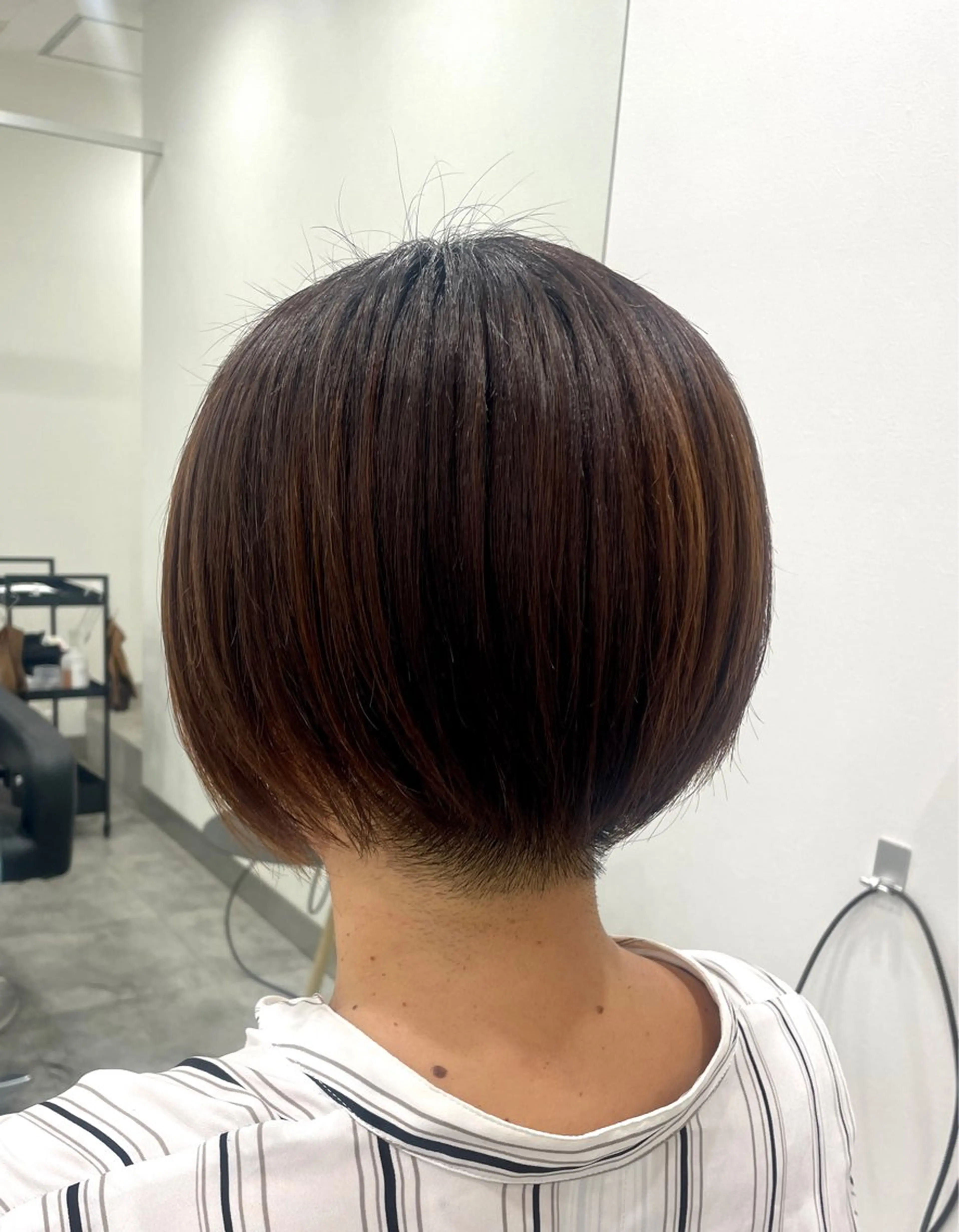 ショート ヘアアレンジ ボブ 韓国風ヘア レイヤーカット 💝似合わせカット& カラーＵｒｕｎａ💝のヘアスタイル