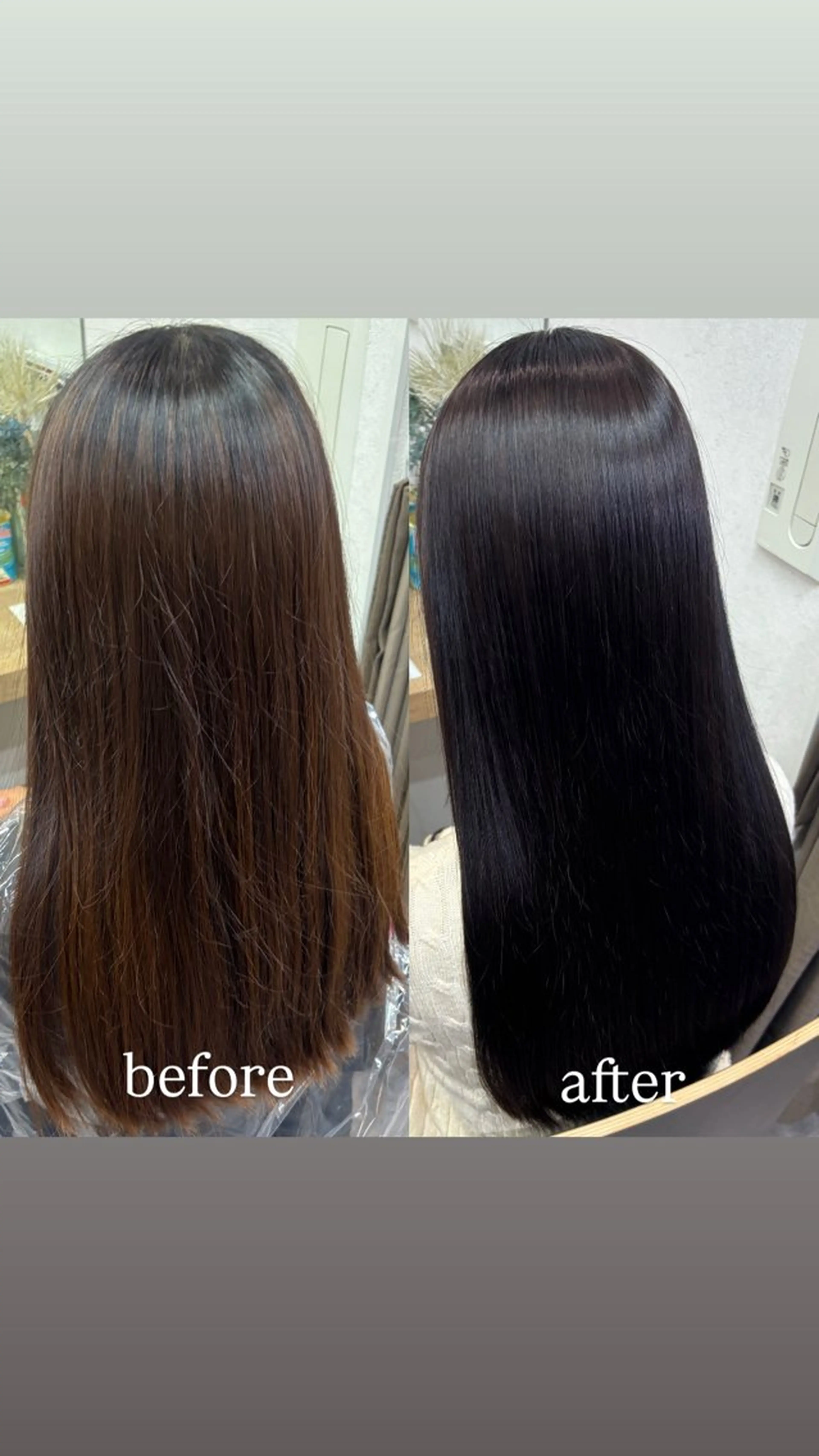 『💡1日で全部やりたい人に💡』縮毛矯正➕スタイリストカット➕カラー➕トリートメント⟡.·の写真