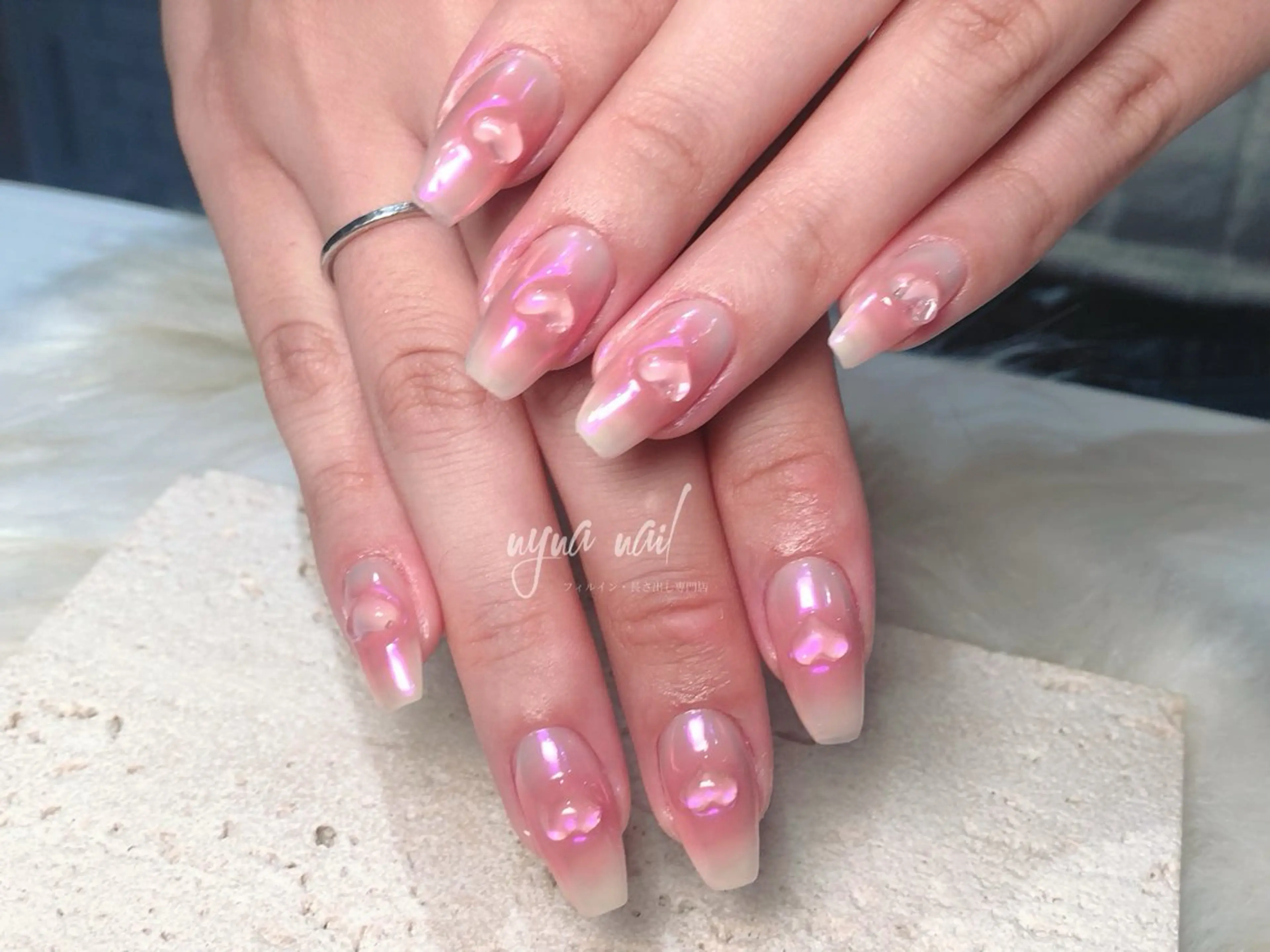 ネイル ハンドネイル 長さ出し専門 nynaのネイルデザイン