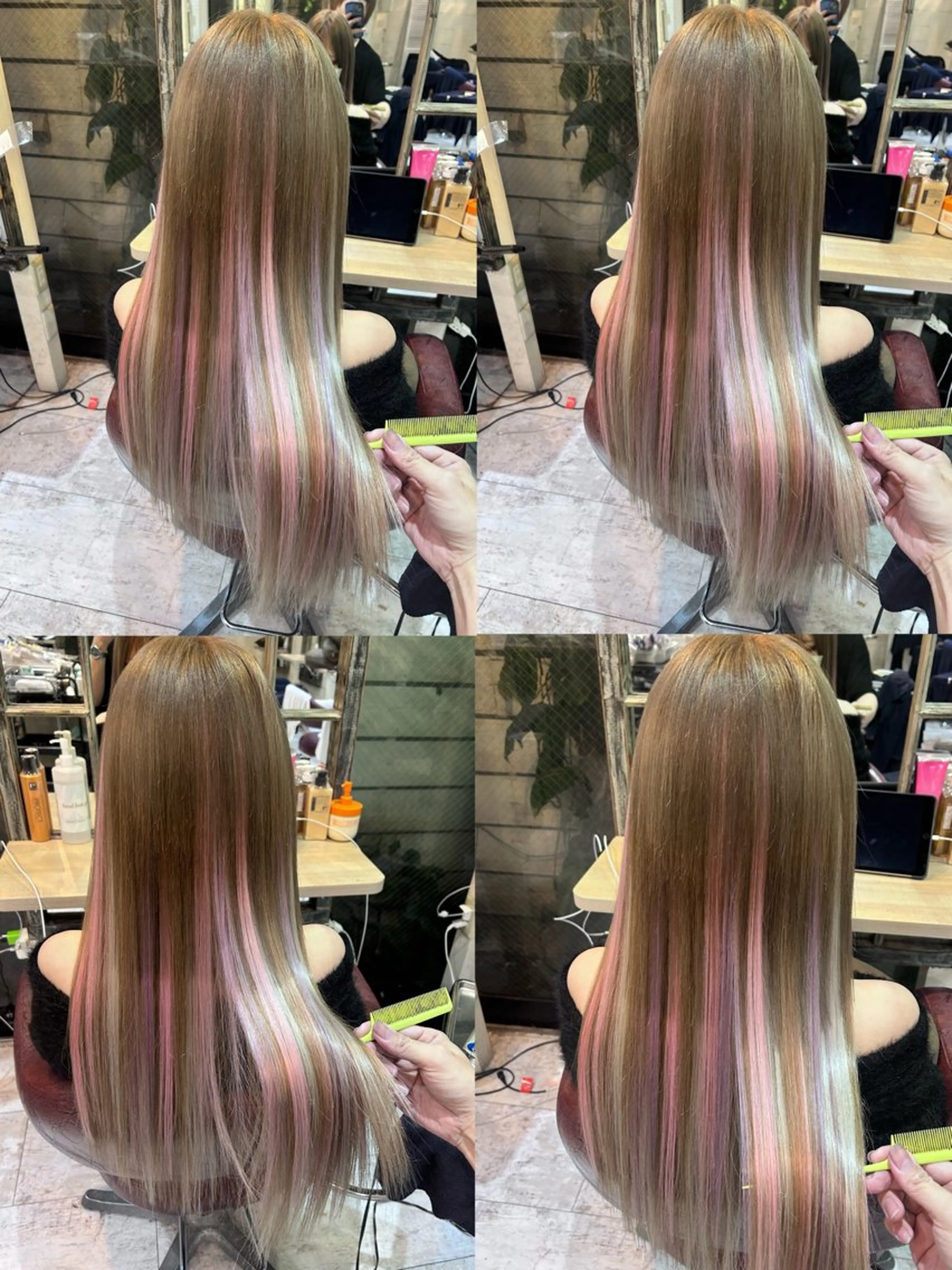 ロング カラー 6Dエクステ 板橋店のヘアスタイル