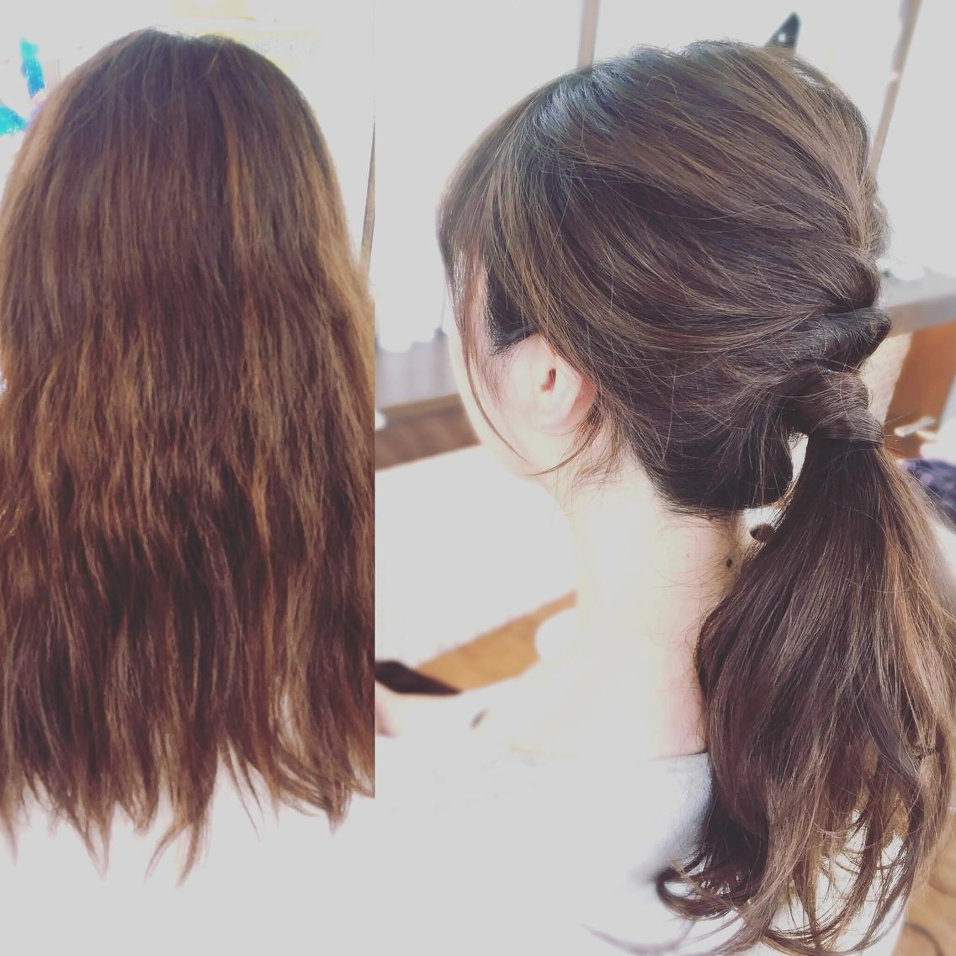 ロング カラー ヘアアレンジ 岩本 ヨシハルのヘアスタイル