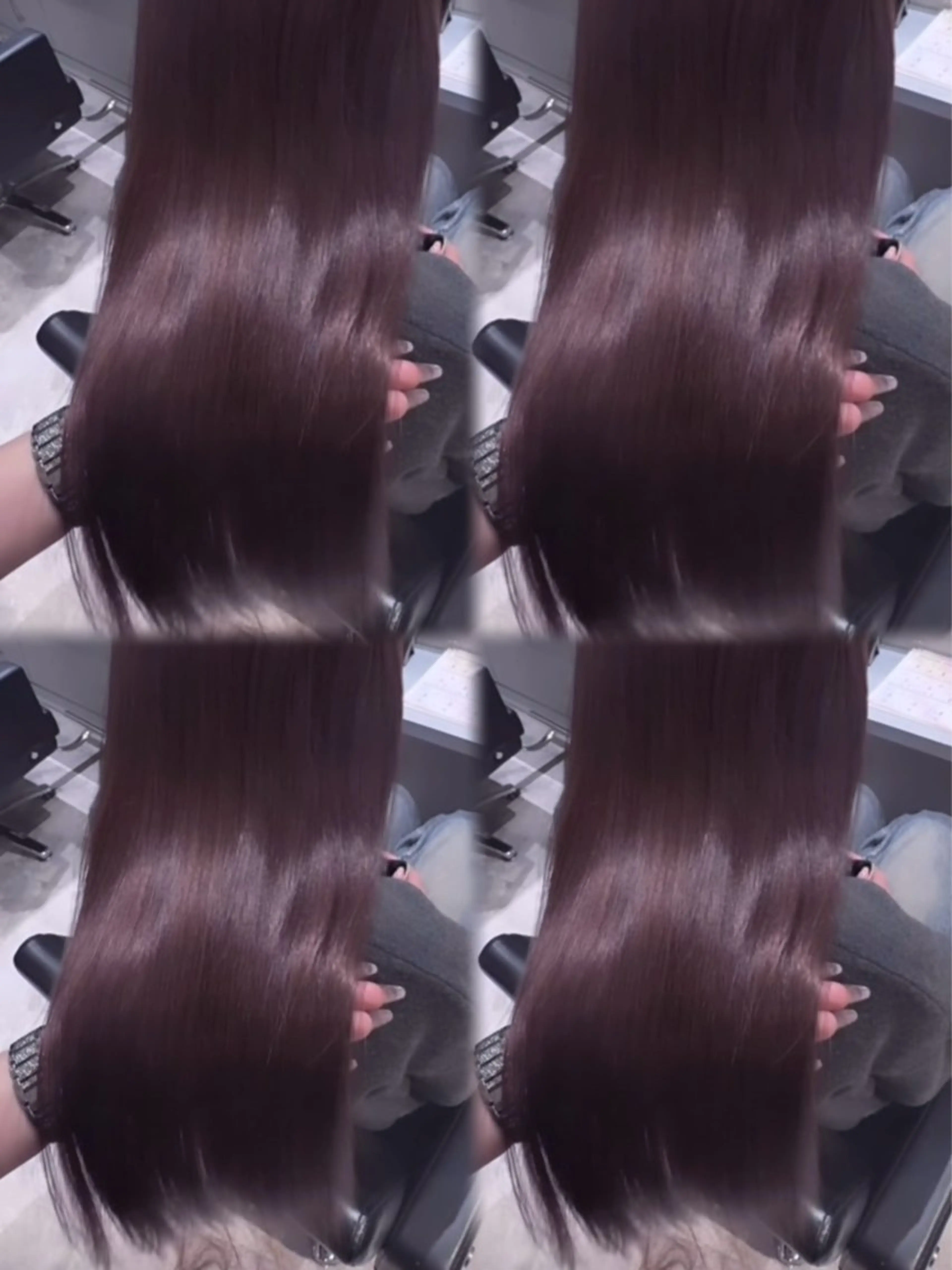 ロング トリートメント ヘアカラー トリートメント 髪質改善/暖色/ 🪽スズのヘアスタイル