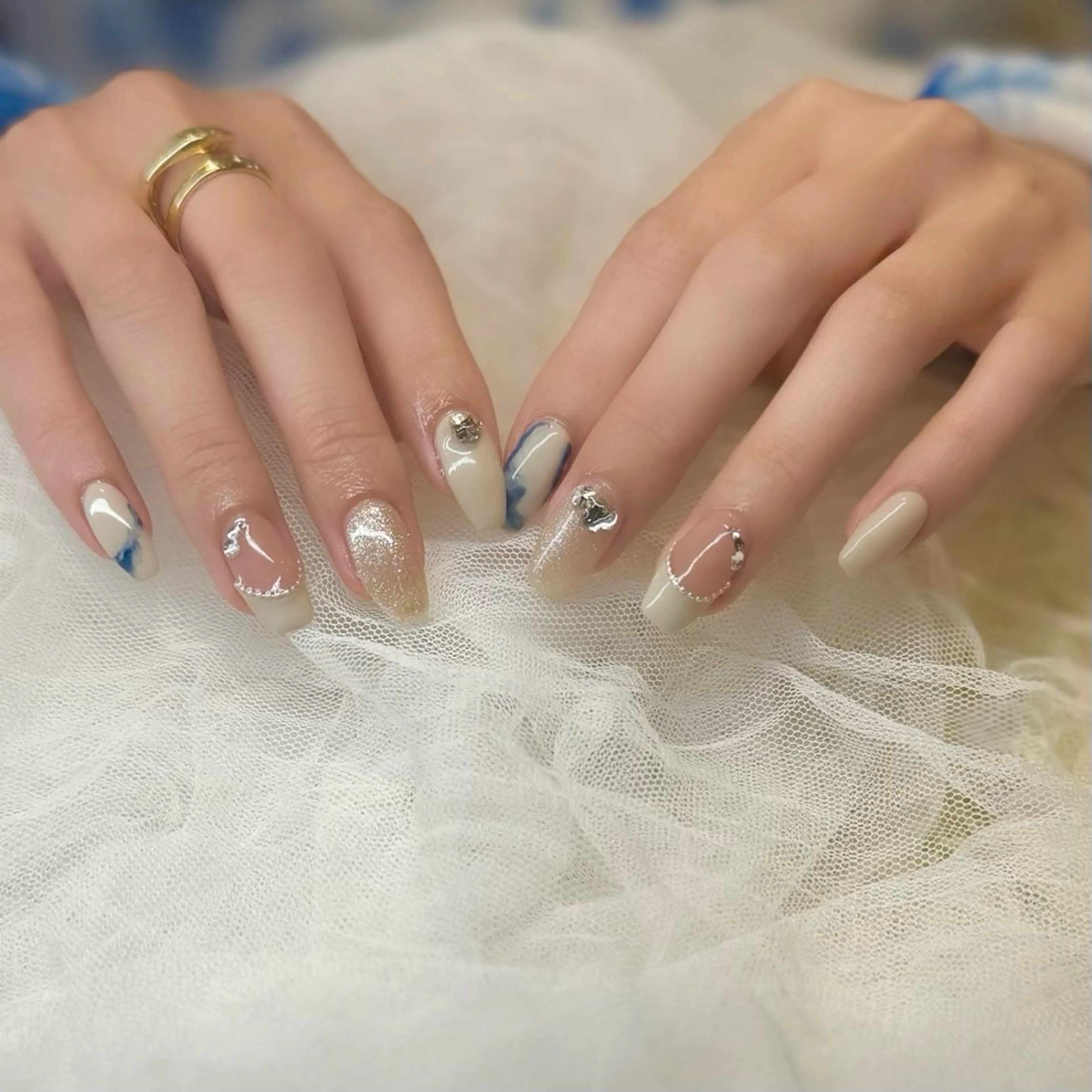 ネイル ハンドネイル 新井 ひなののネイルデザイン