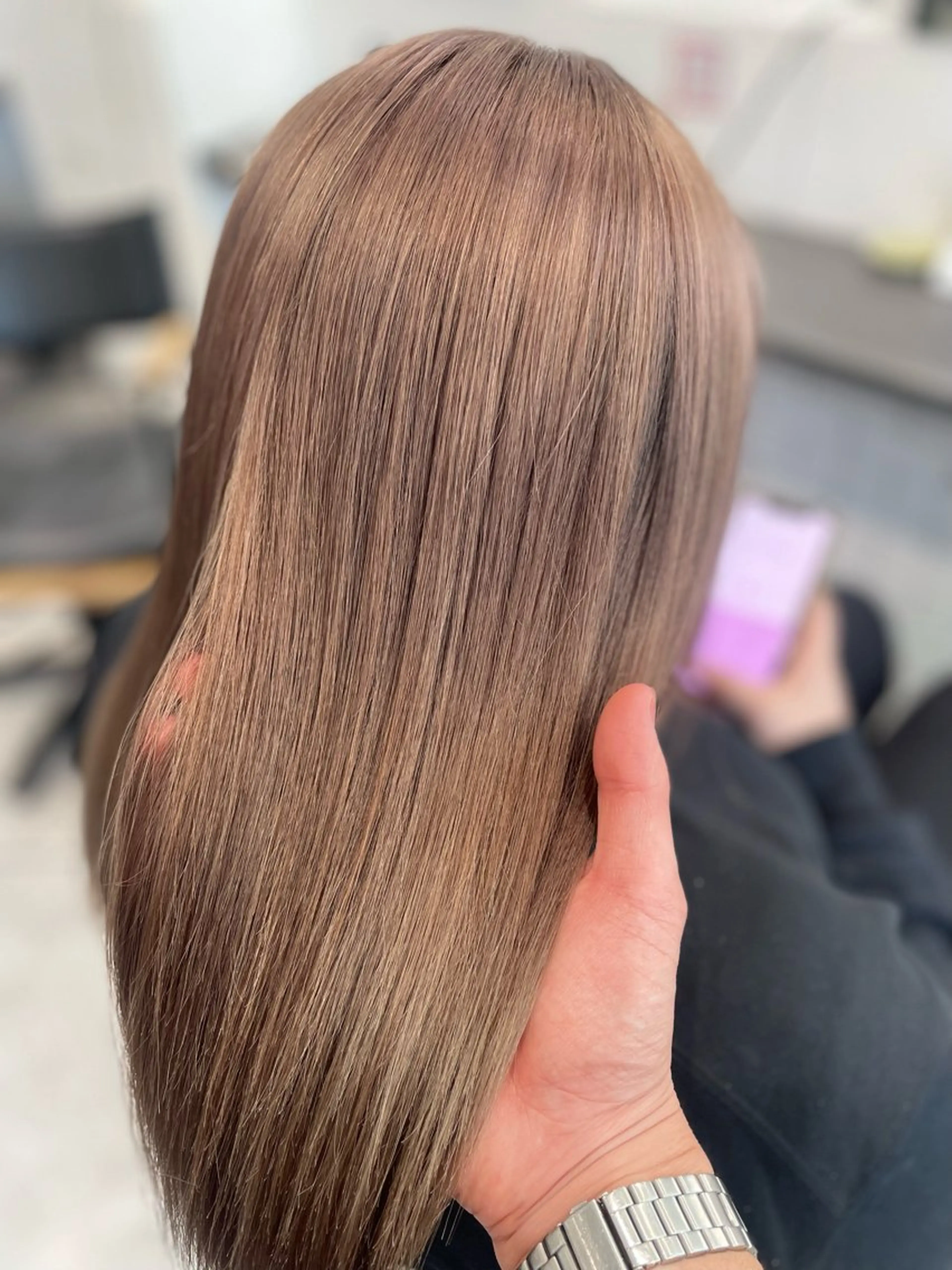 ロング GaKu/ハイトーン /ブリーチ/ブロンドのヘアスタイル