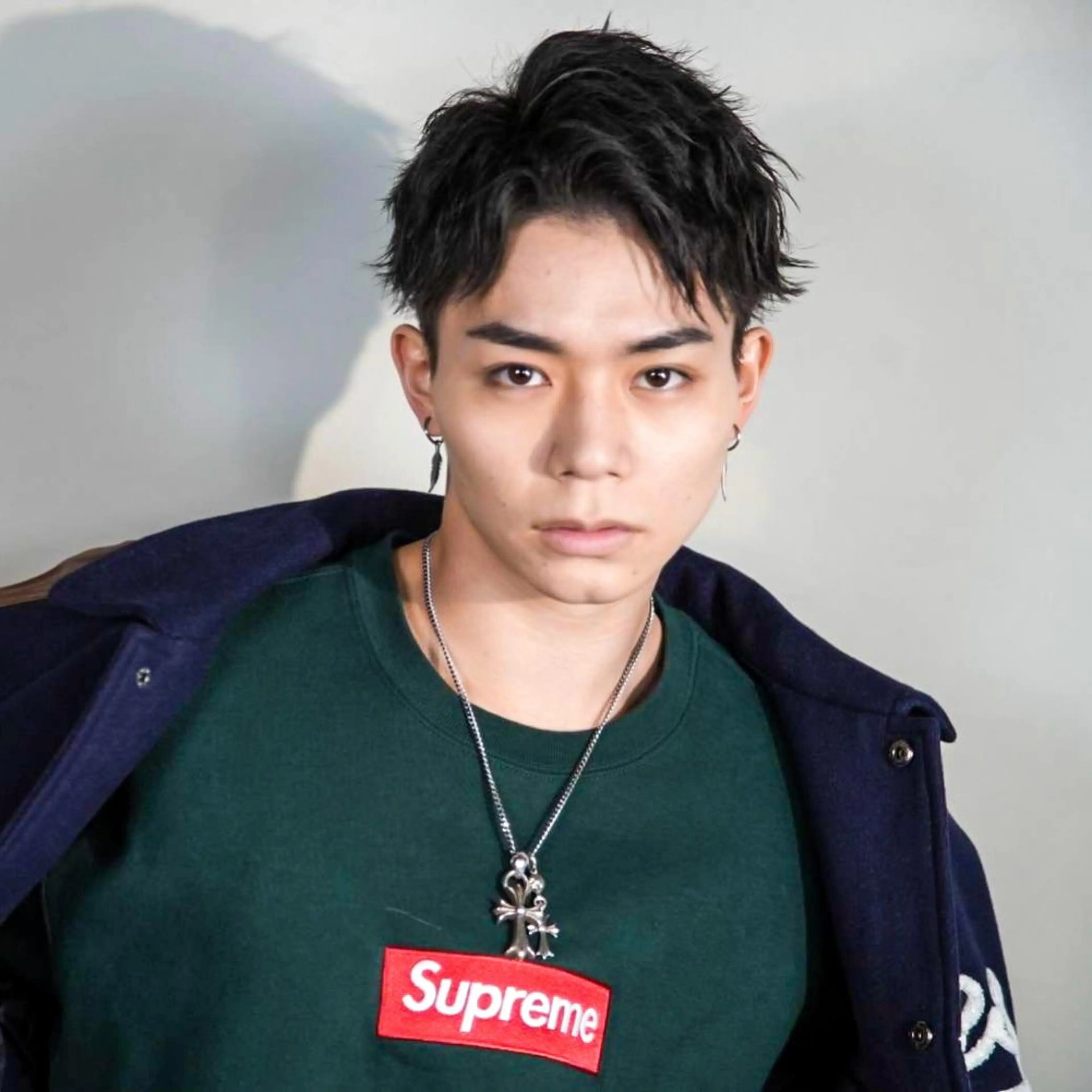 ショート カラー パーマ メンズ カット トリートメント シースルーマッシュ/ メンズ/KYOHEIのヘアスタイル