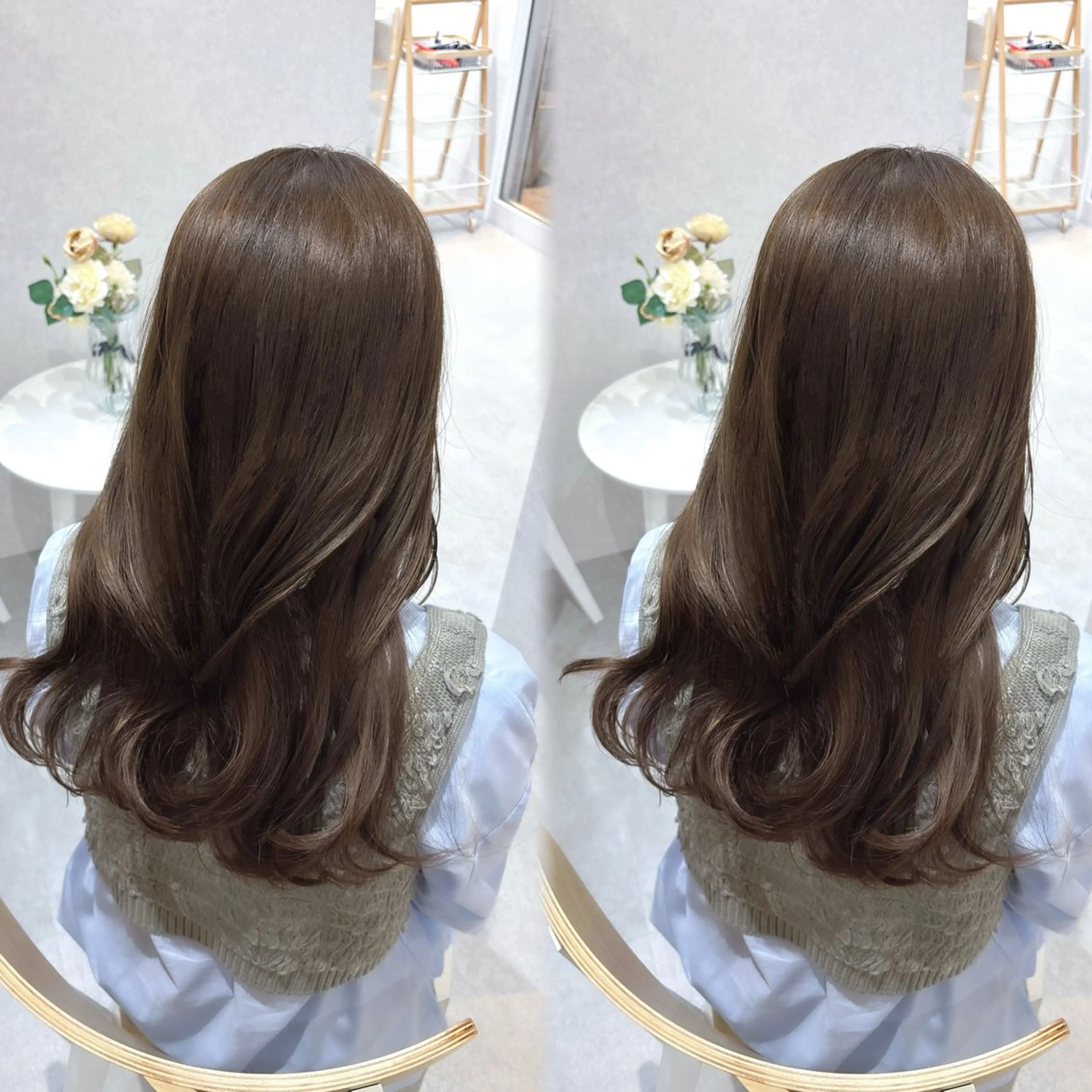 ロング カラー ブリーチ ブリーチなしカラー 透明感/チョコカラー 💍TAMA💍のヘアスタイル