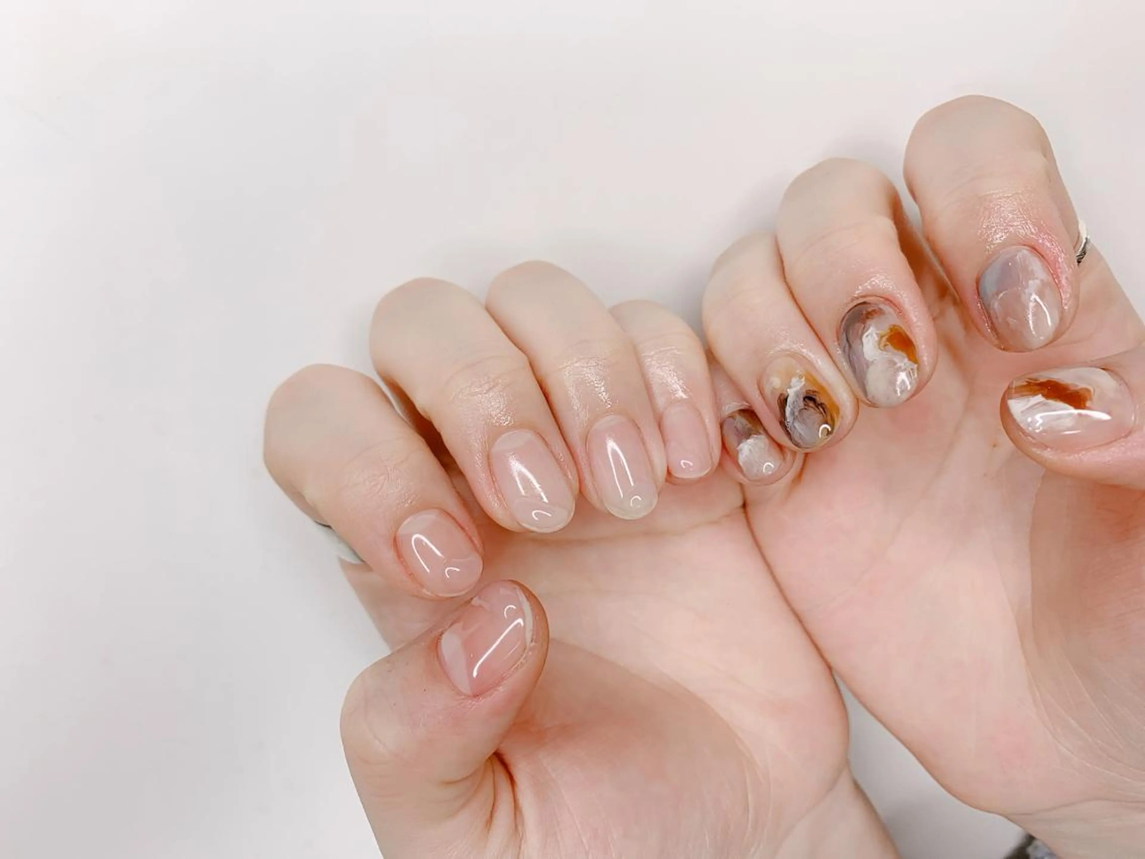 カラー パーマ ヘアアレンジ キッズ ネイル マツエク・マツパ feey ⁑erinaのネイルデザイン