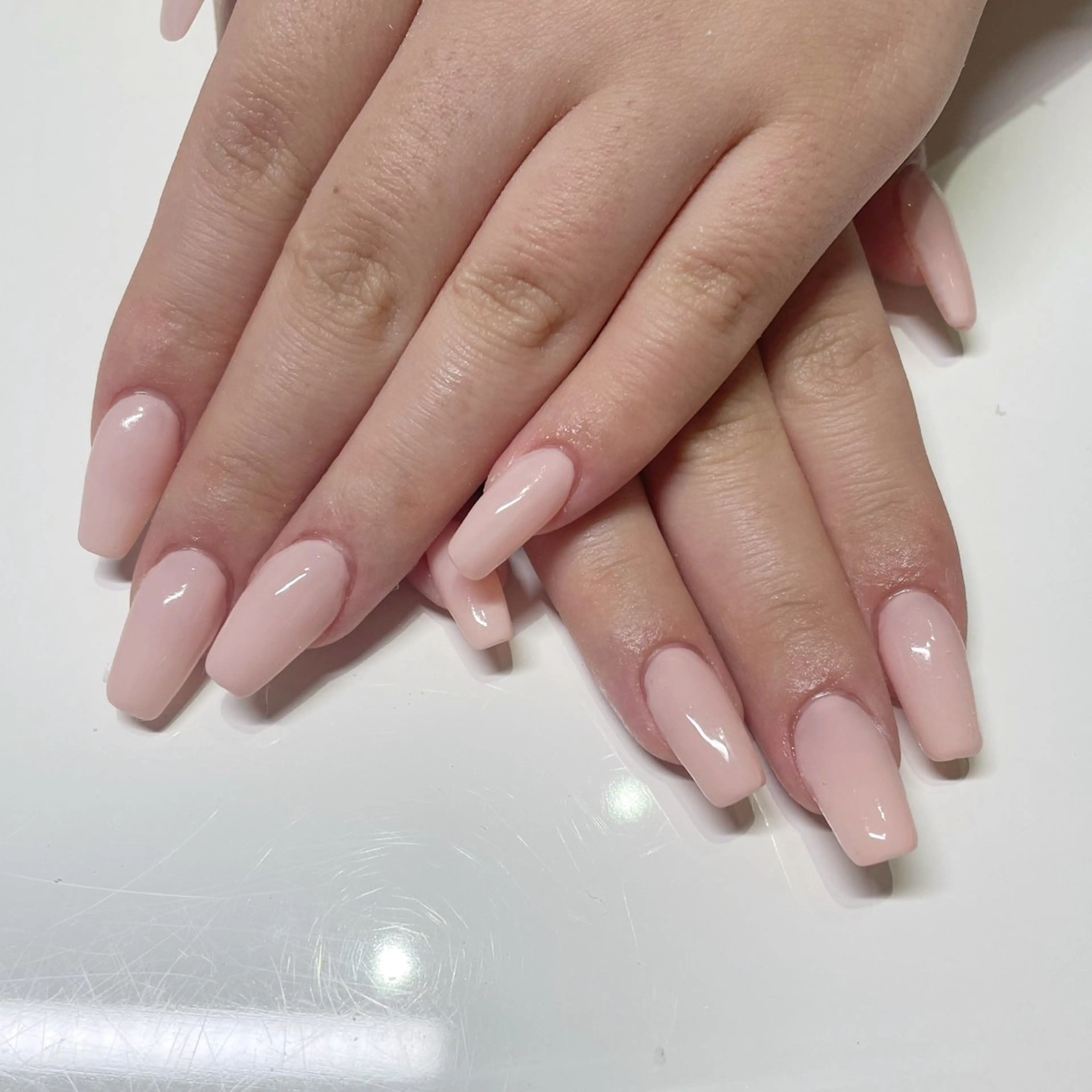 【オフ無し】チップ長さ出し10本+ワンカラー、グラデの写真