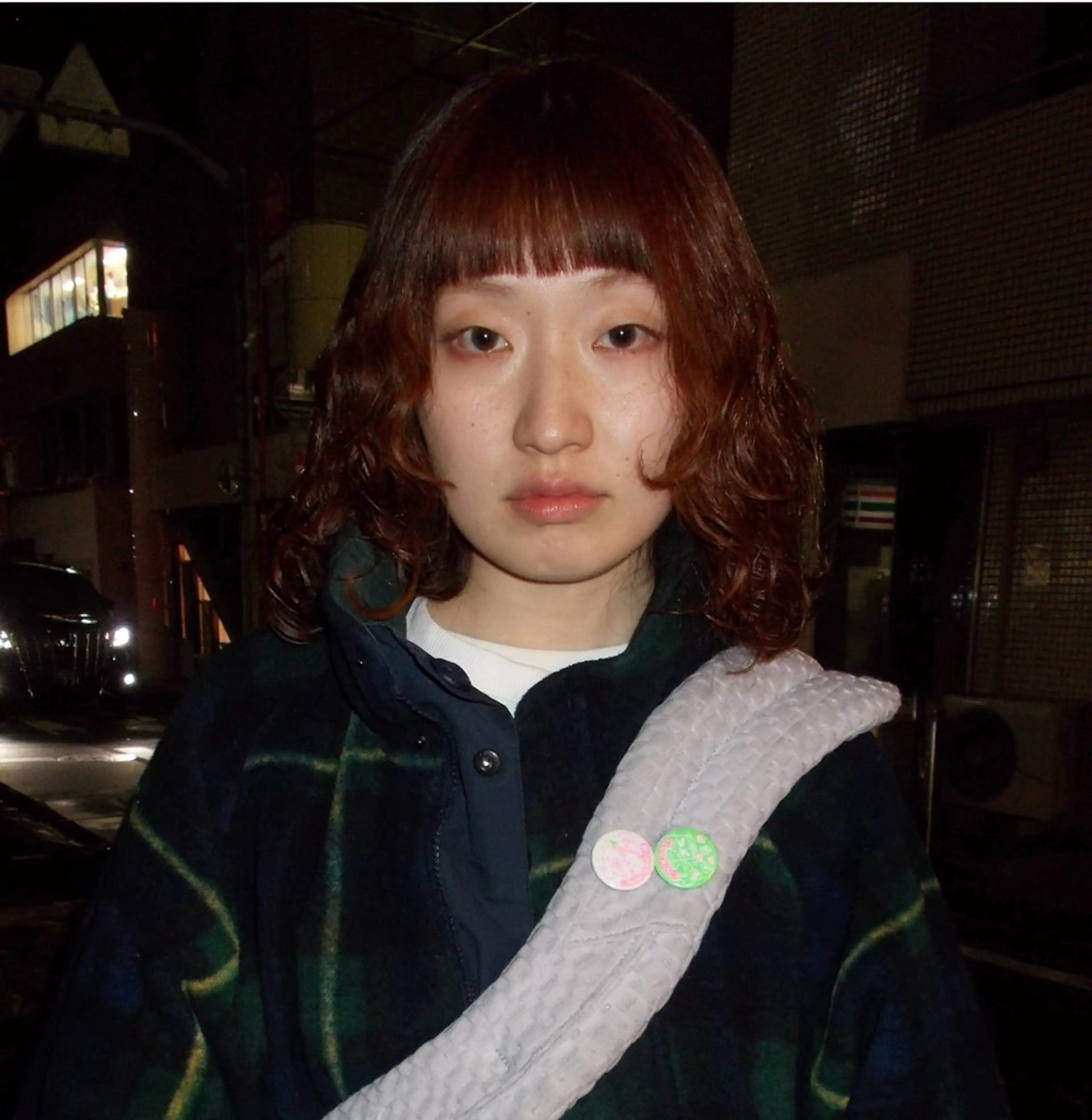 ミディアム カット ヘアカラー レイヤー／デザイン カット／ヒナノのヘアスタイル