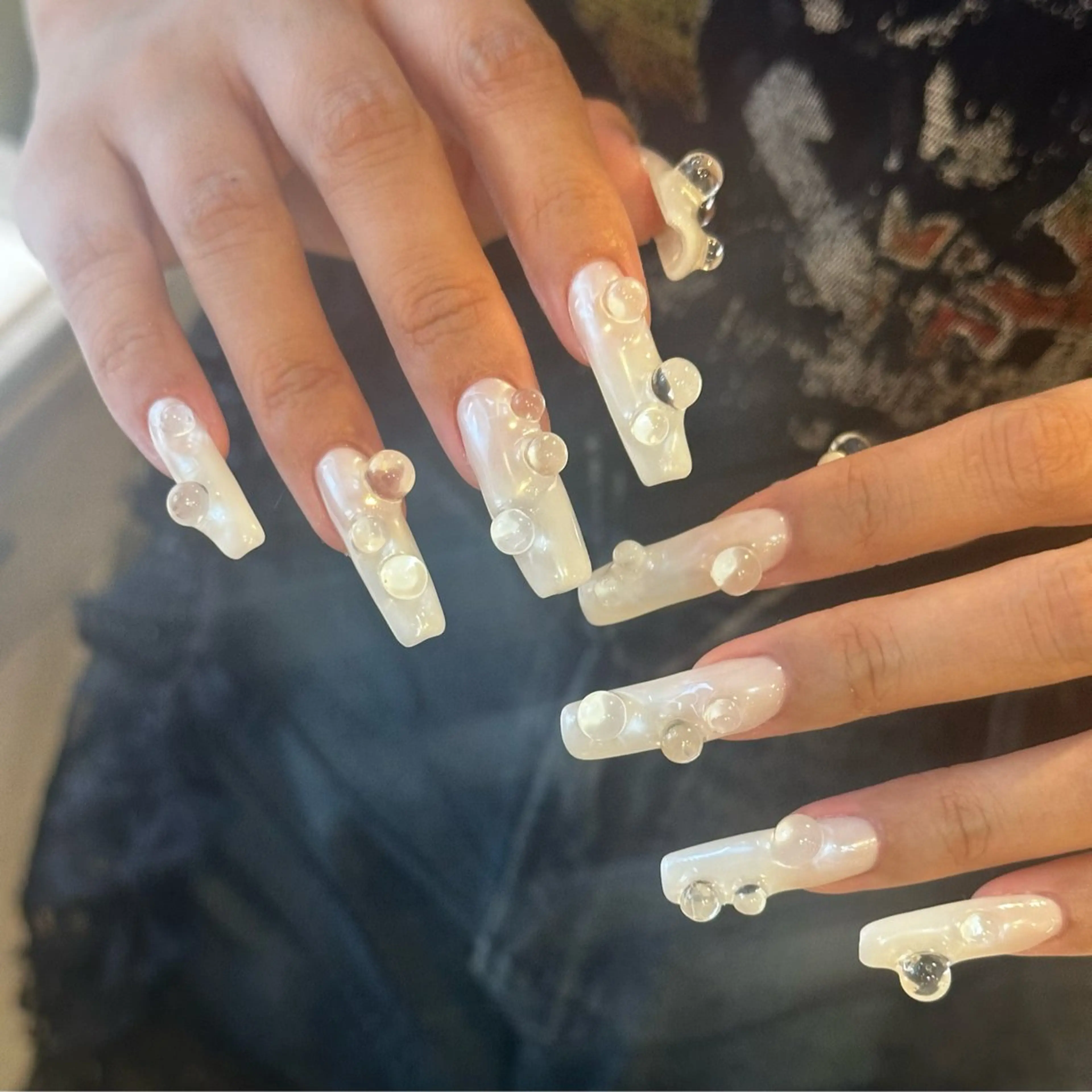 ネイル 長さ出し ニュアンスネイル ハンドネイル Natsuko 🐥のネイルデザイン