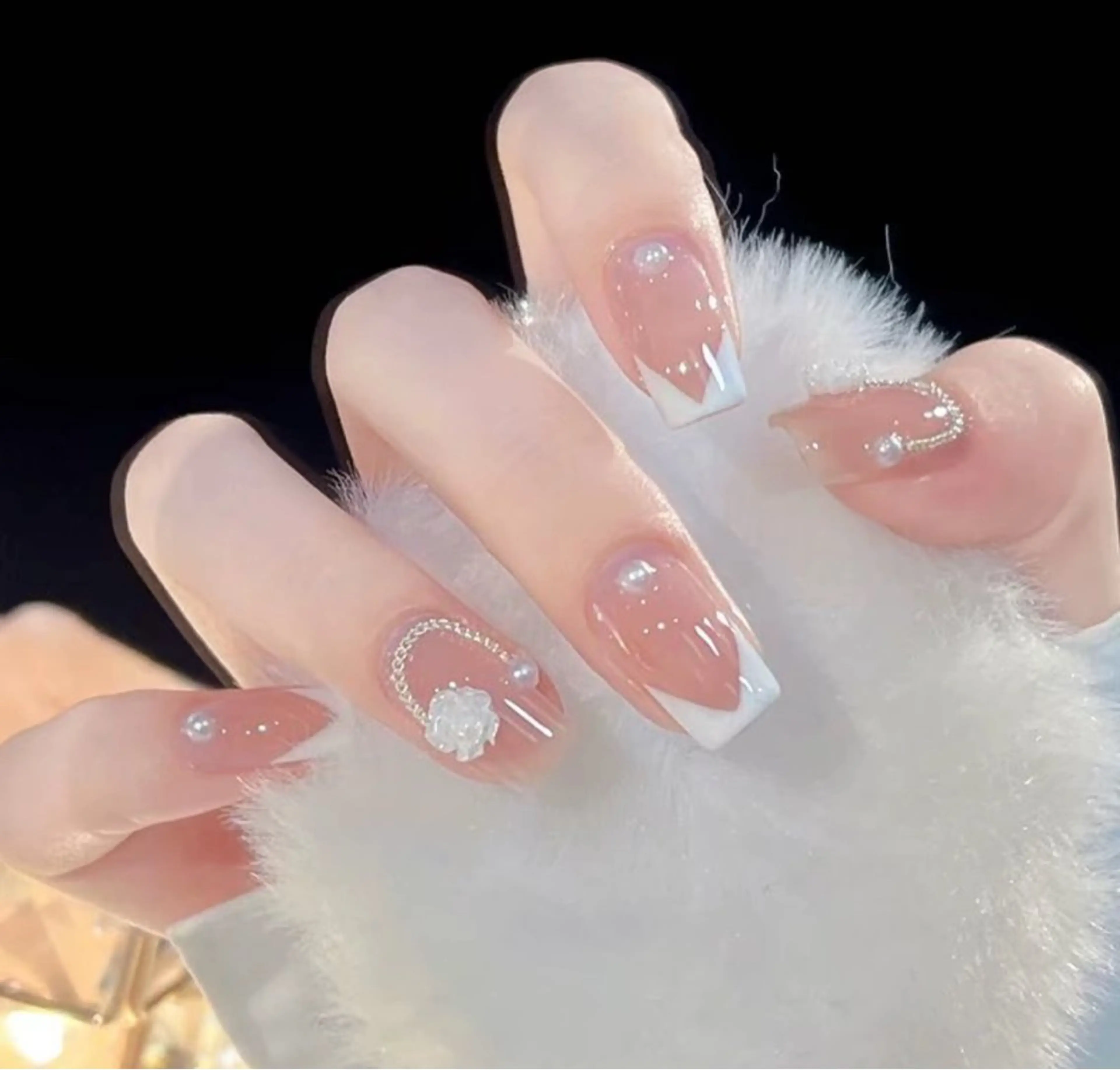 ネイル フレンチネイル ジェルネイル シンプルネイル ハンドネイル 🎀MIYUKI Salon🎀のネイルデザイン