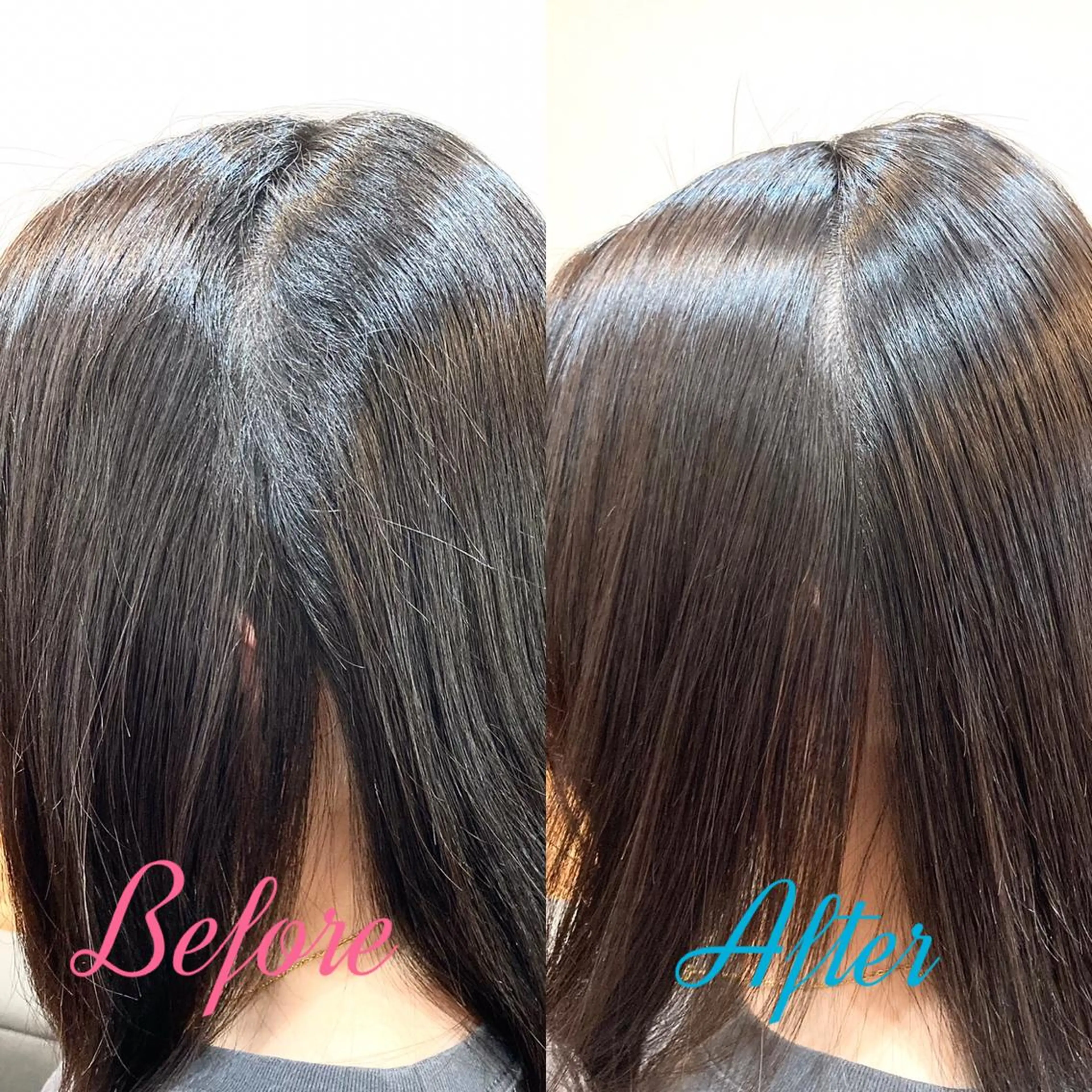 ミディアム パーマ 髪質改善 トリートメント Annon プライベートサロンのヘアスタイル