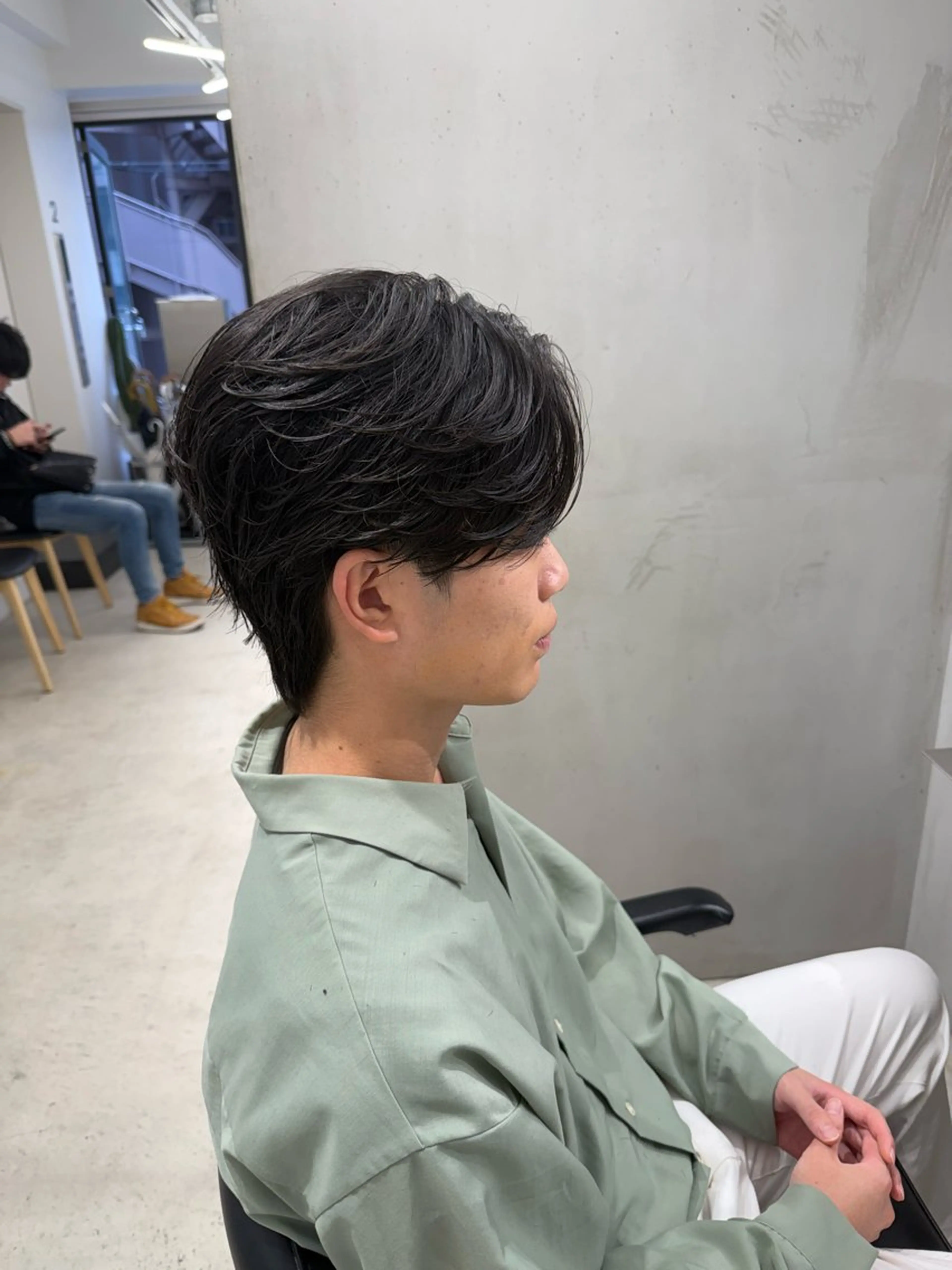 パーマ メンズ 深谷 侑亮のヘアスタイル