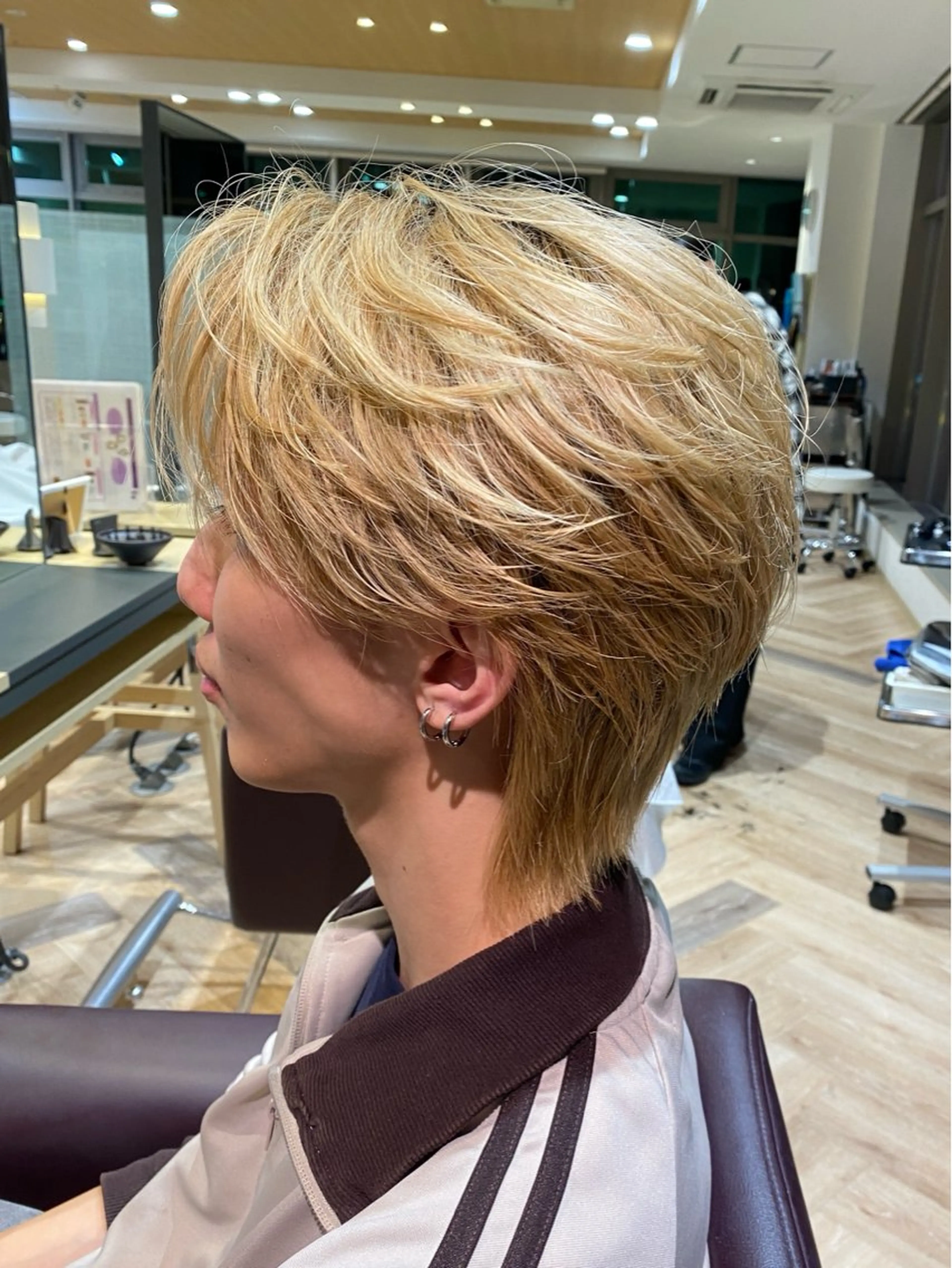 メンズ メンズ特化/フェザー /パーマ/伊勢元のヘアスタイル