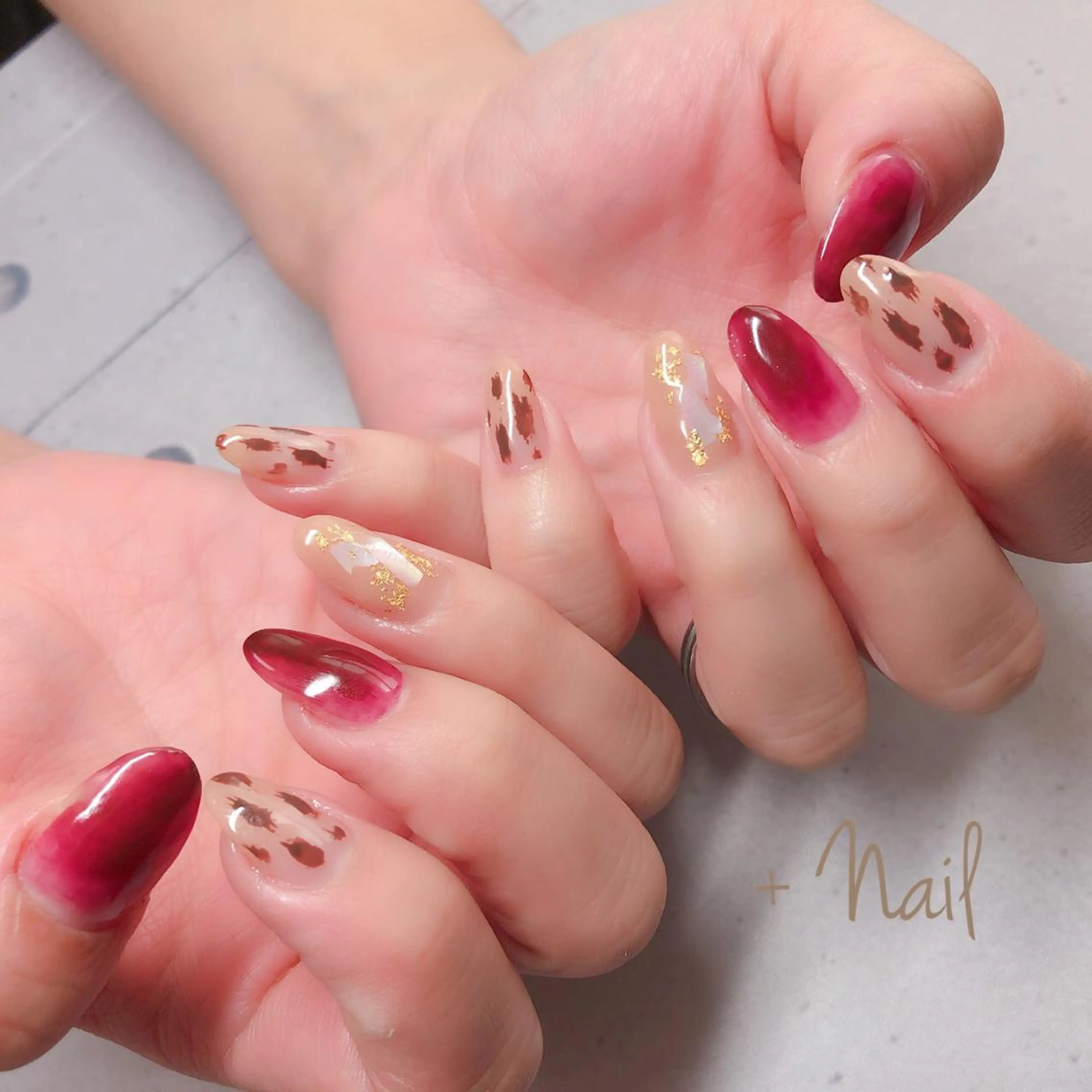 ネイル Aim* 深爪・自爪育成専門店のネイルデザイン