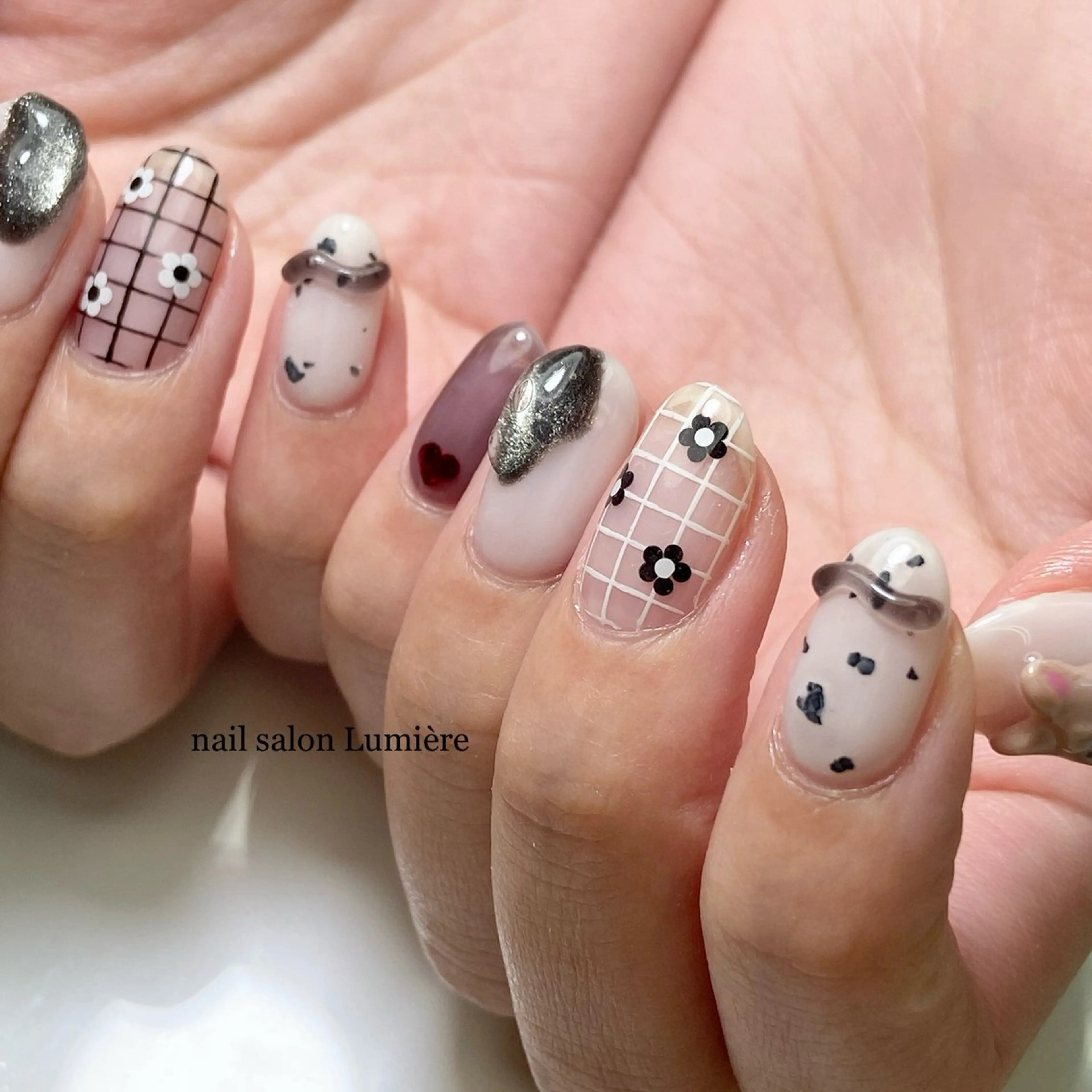 ネイル ハンドネイル nail salon Lumièreのネイルデザイン