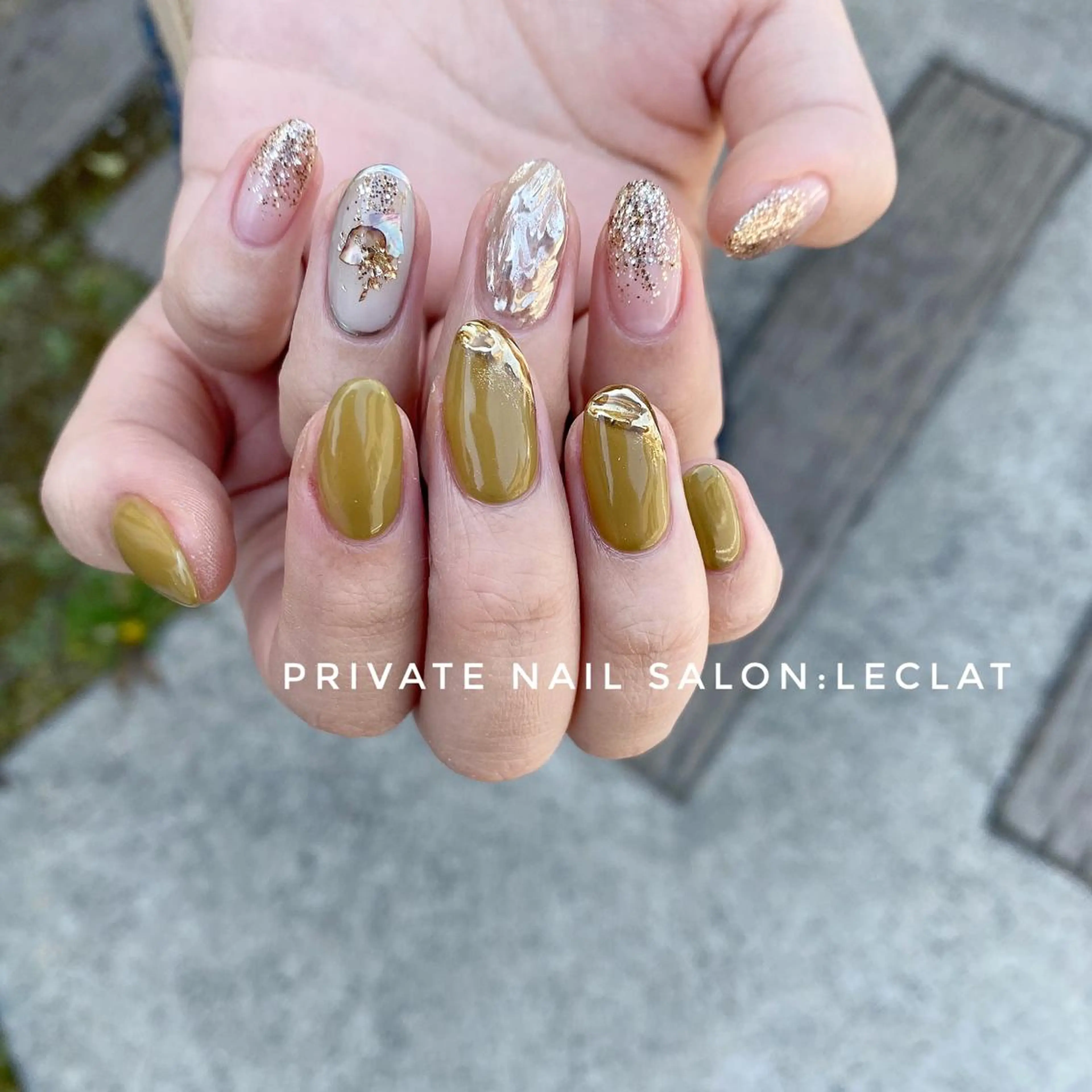 ネイル 南草津の ネイルやさんのネイルデザイン