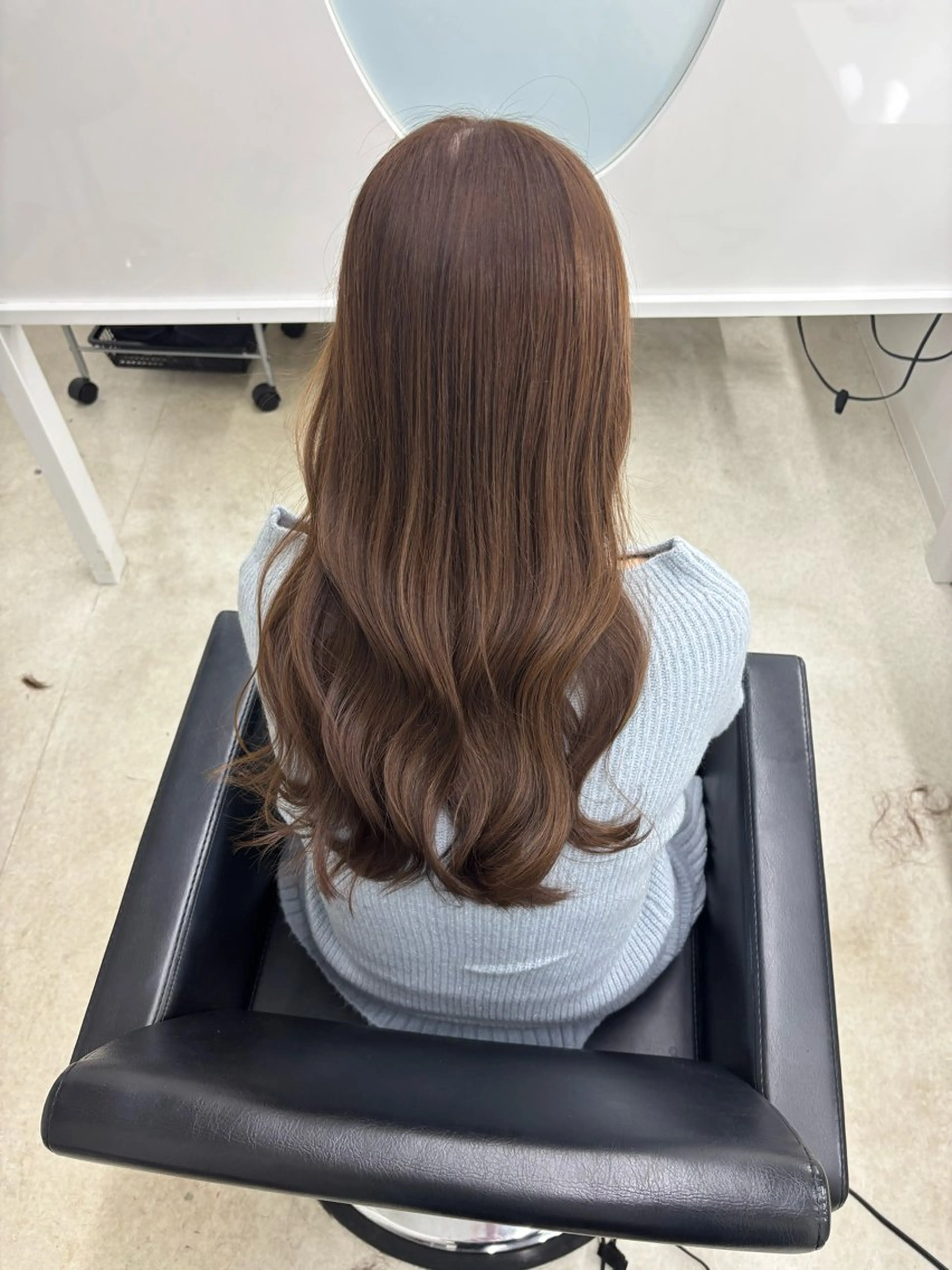 ロング カラー カット ヘアカラー トリートメント 冨木 雄斗のヘアスタイル