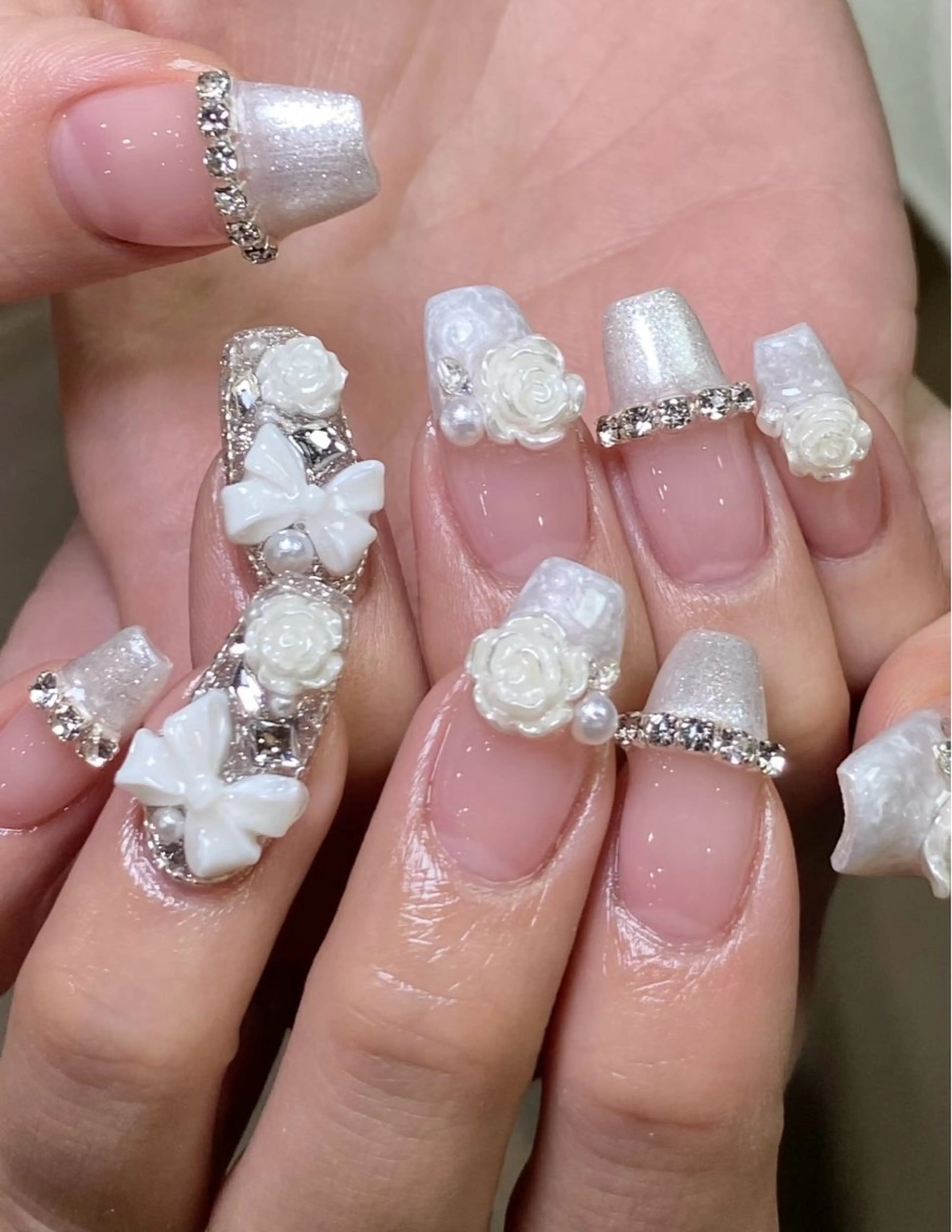 ネイル アートネイル べっ甲ネイル チークネイル 長さ出し フラッシュネイル ハンドネイル ハンドケア For you. Nail Salonのネイルデザイン