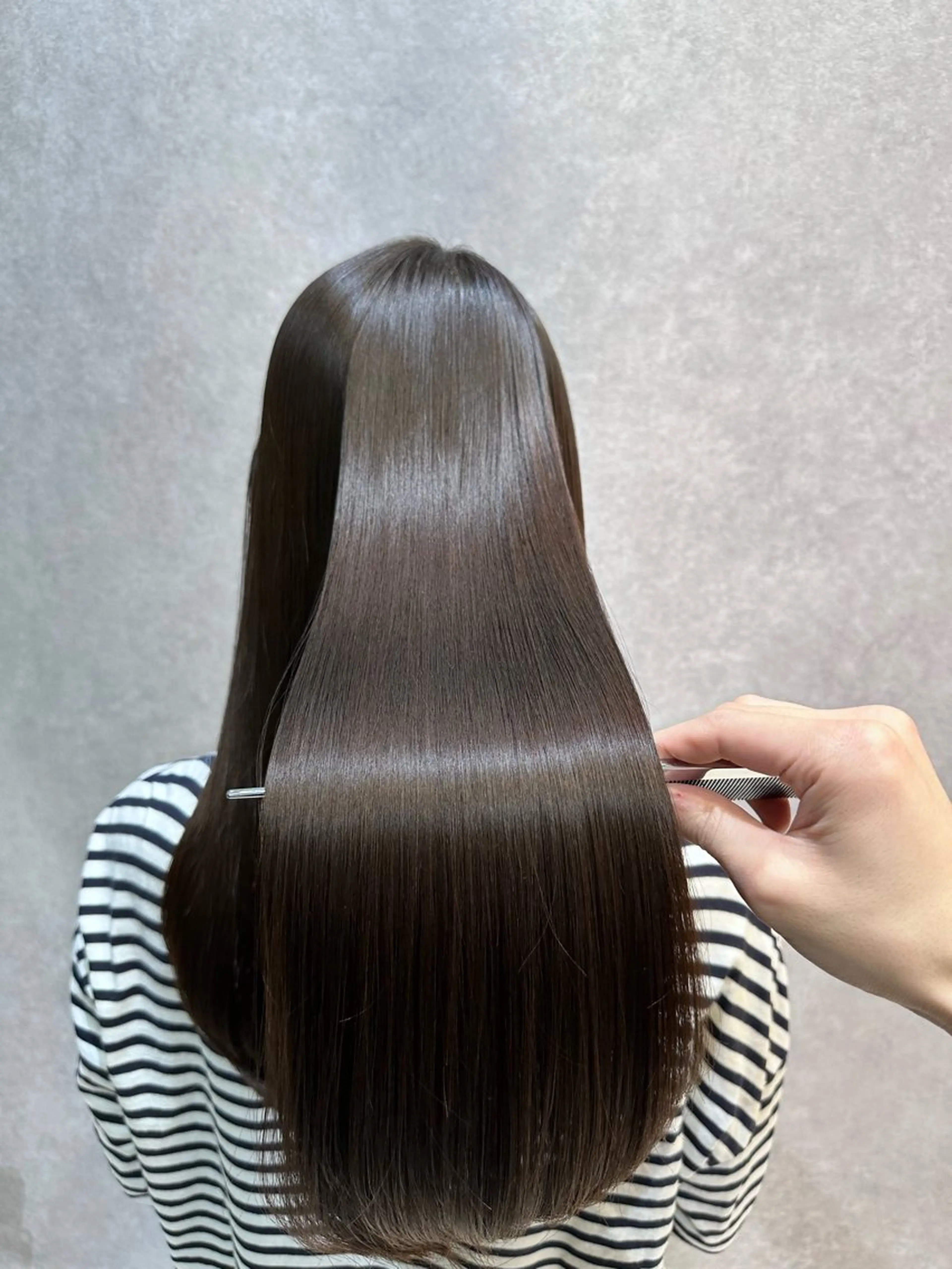 ロング 🔸縮毛矯正/髪質 改善カラー石崎🔸のヘアスタイル