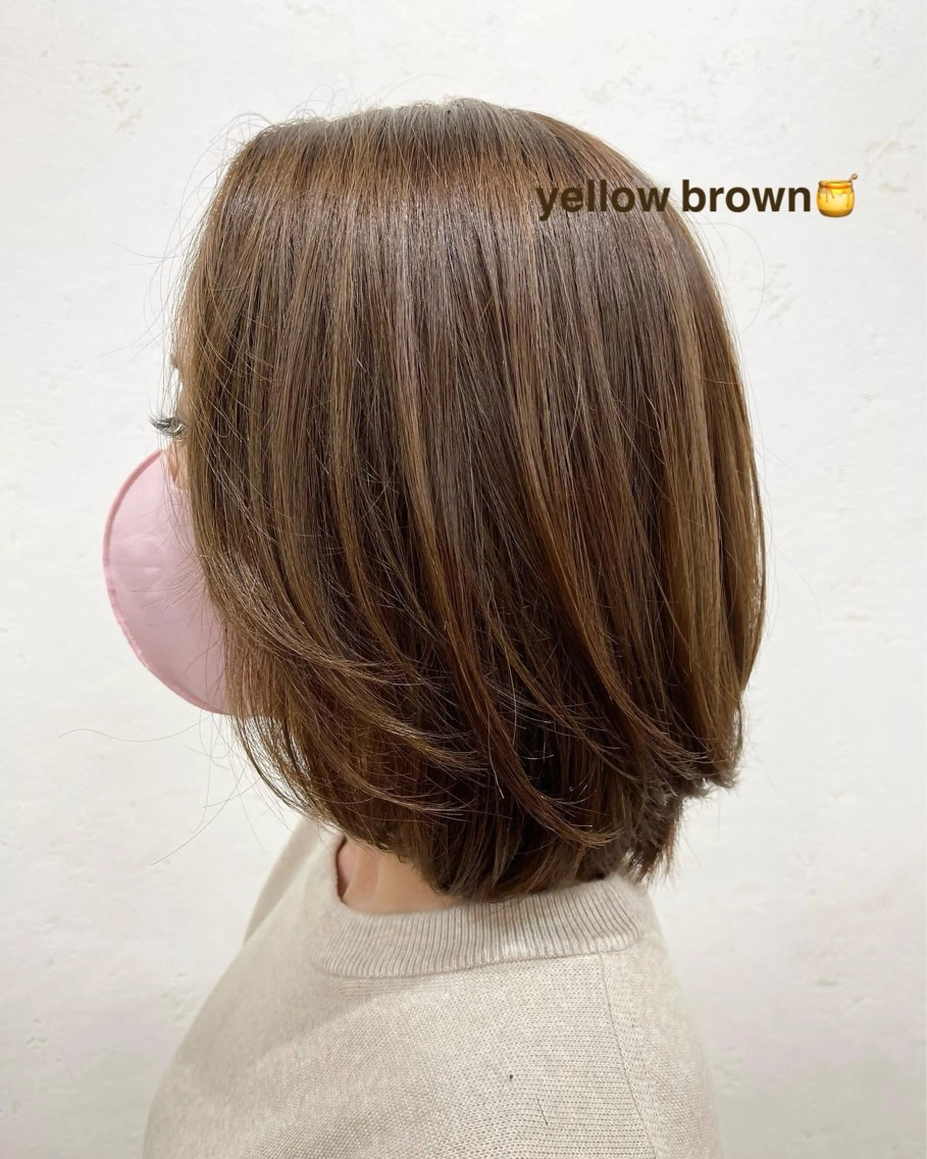 ミディアム ヘアカラー hairs Riche住之江（ヘアーズリッシュ）所属・諸戸 龍加/カットモデルのヘアスタイル