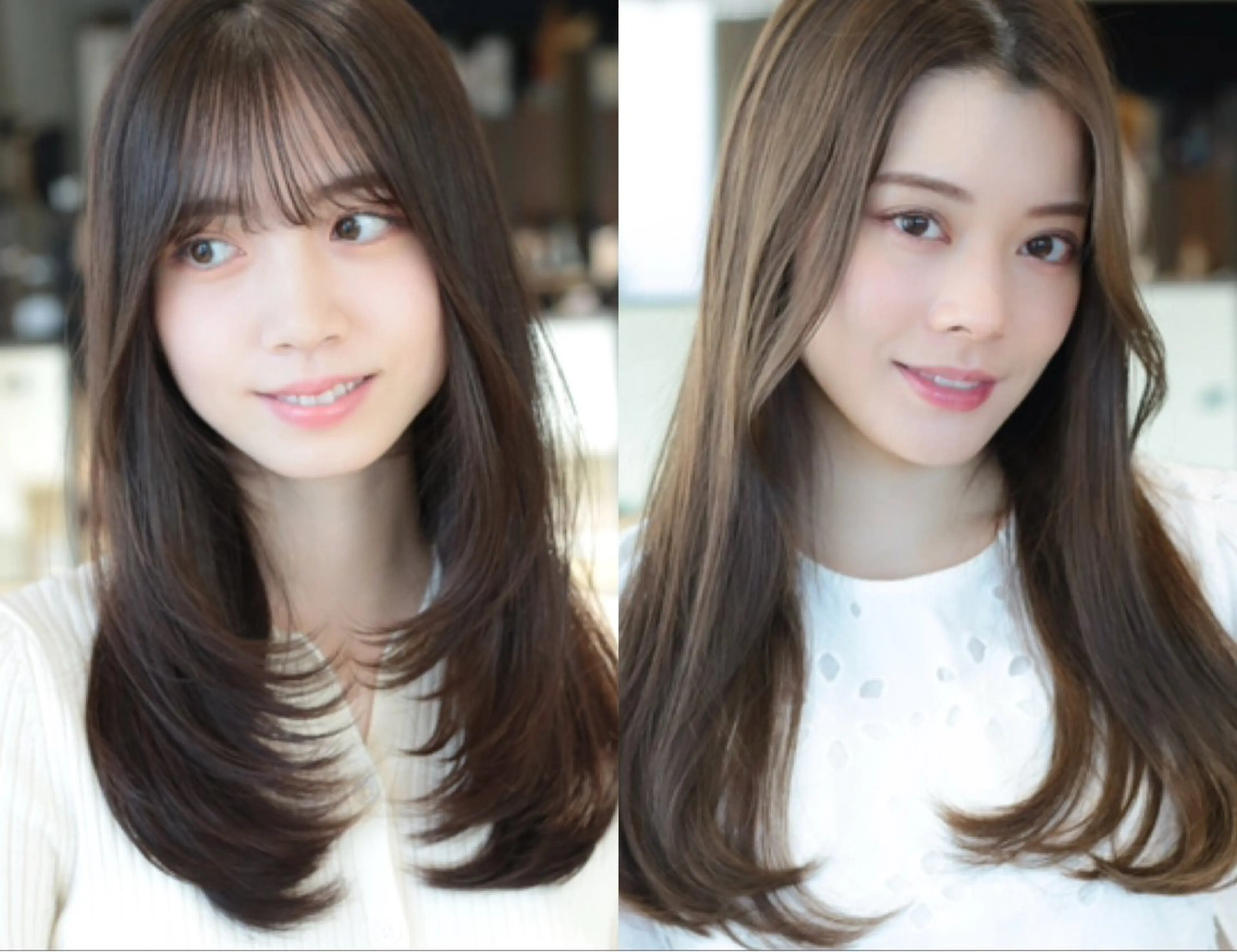 セミロング カット ヘアカラー トリートメント AFLOAT TOKYOのヘアスタイル