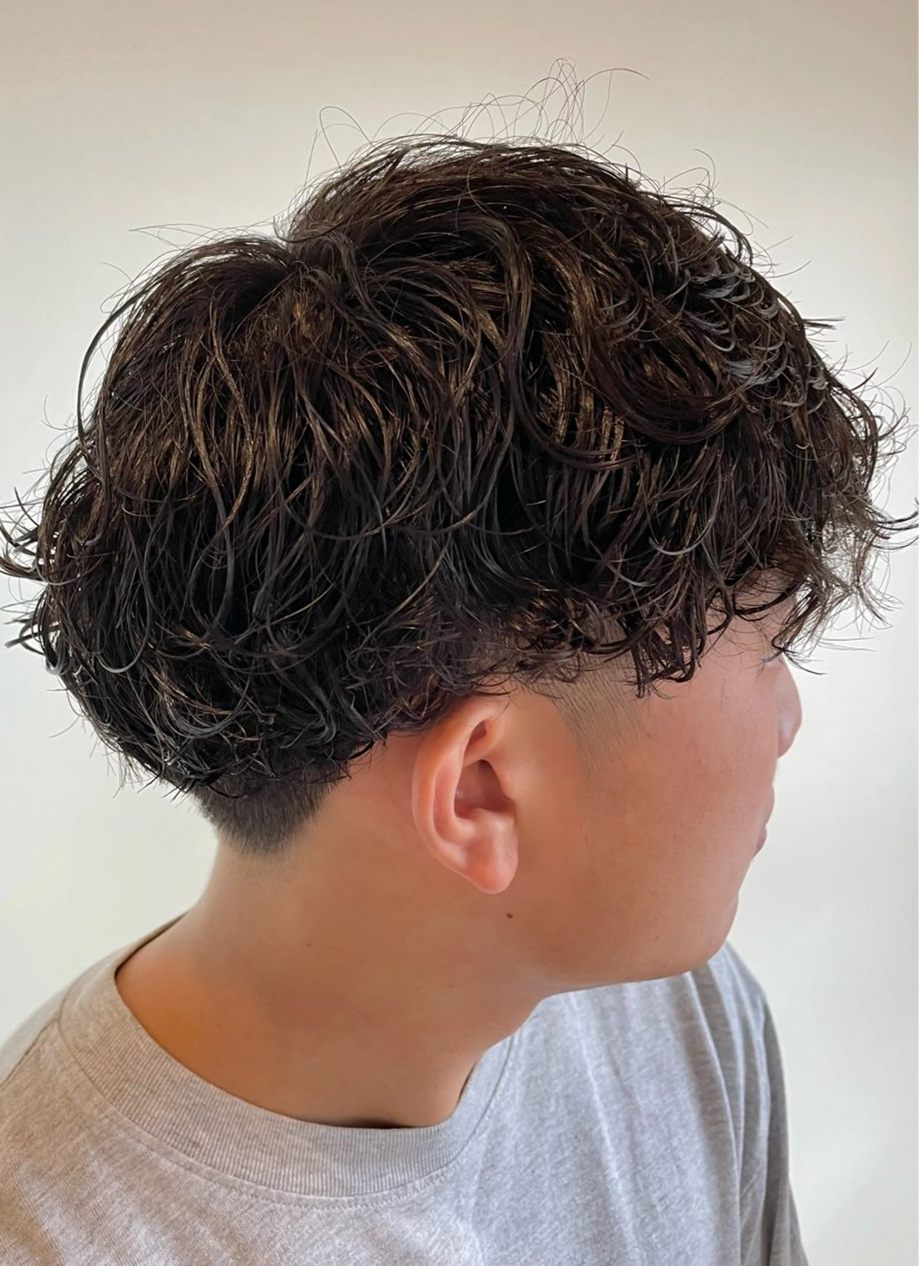 ショート パーマ メンズ 大人ショート🥂みつ はし こうだい🦕のヘアスタイル