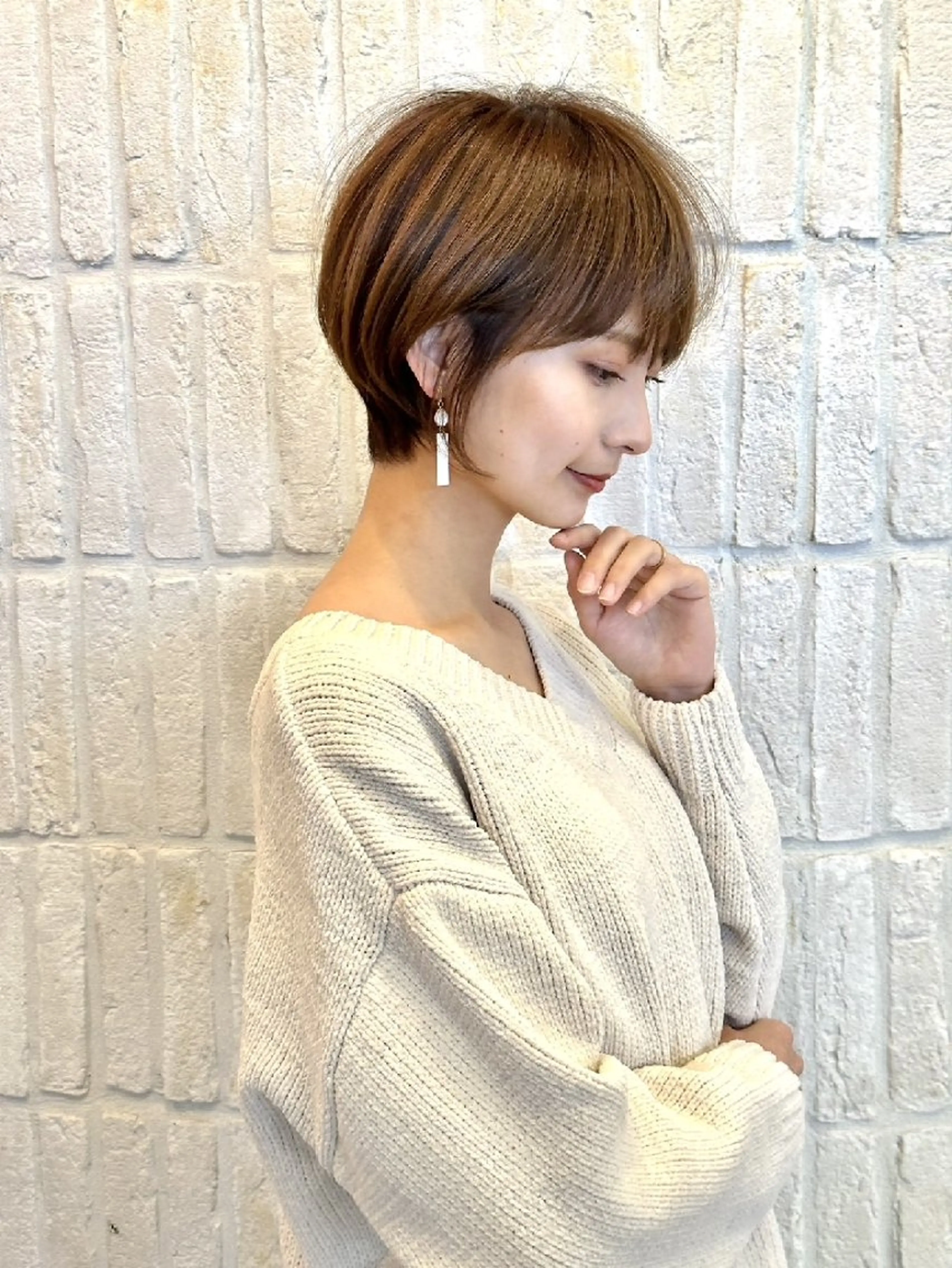 ショート emiwo石川町所属・増田 耀のヘアスタイル