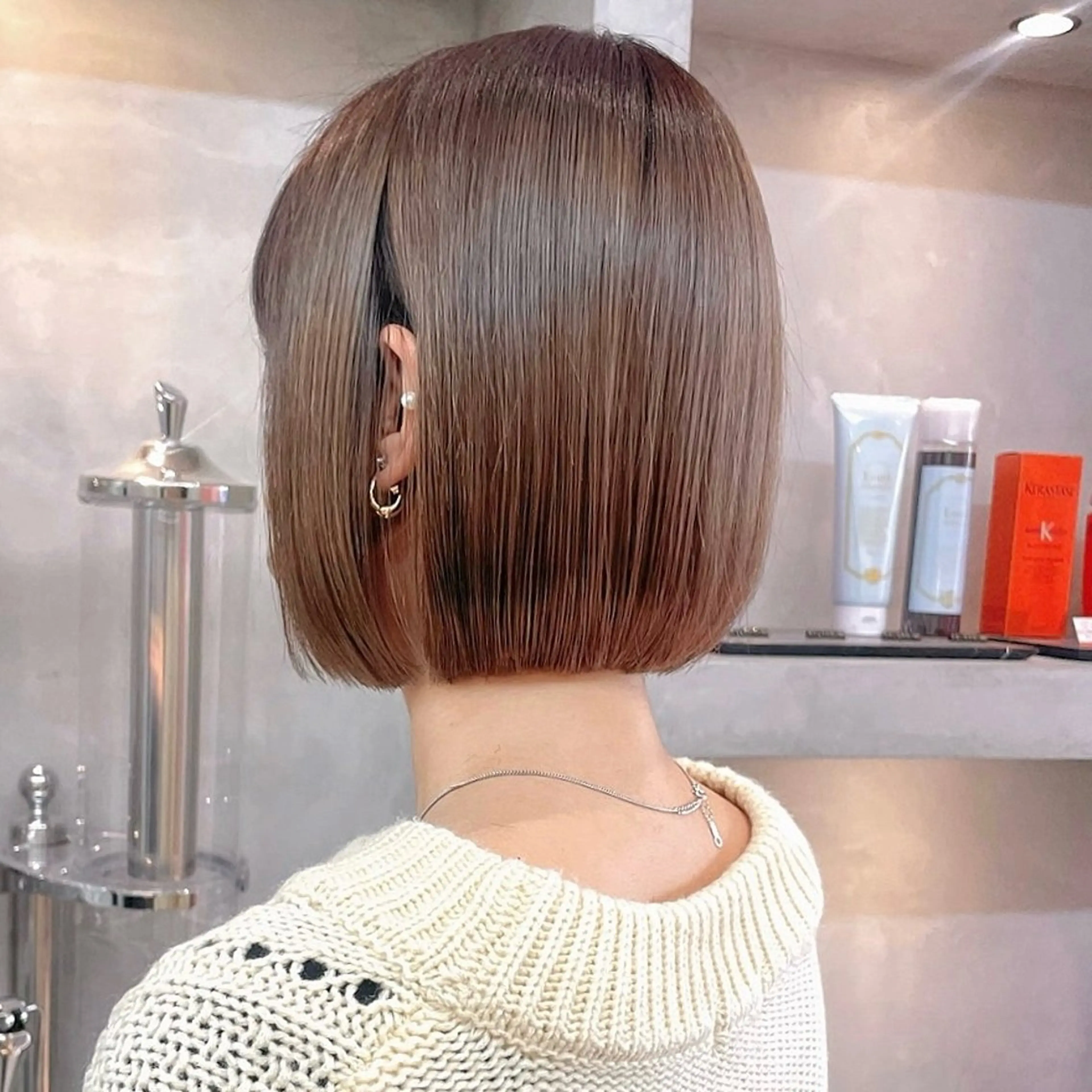 ショート Misaki /ボブ/縮毛矯正のヘアスタイル