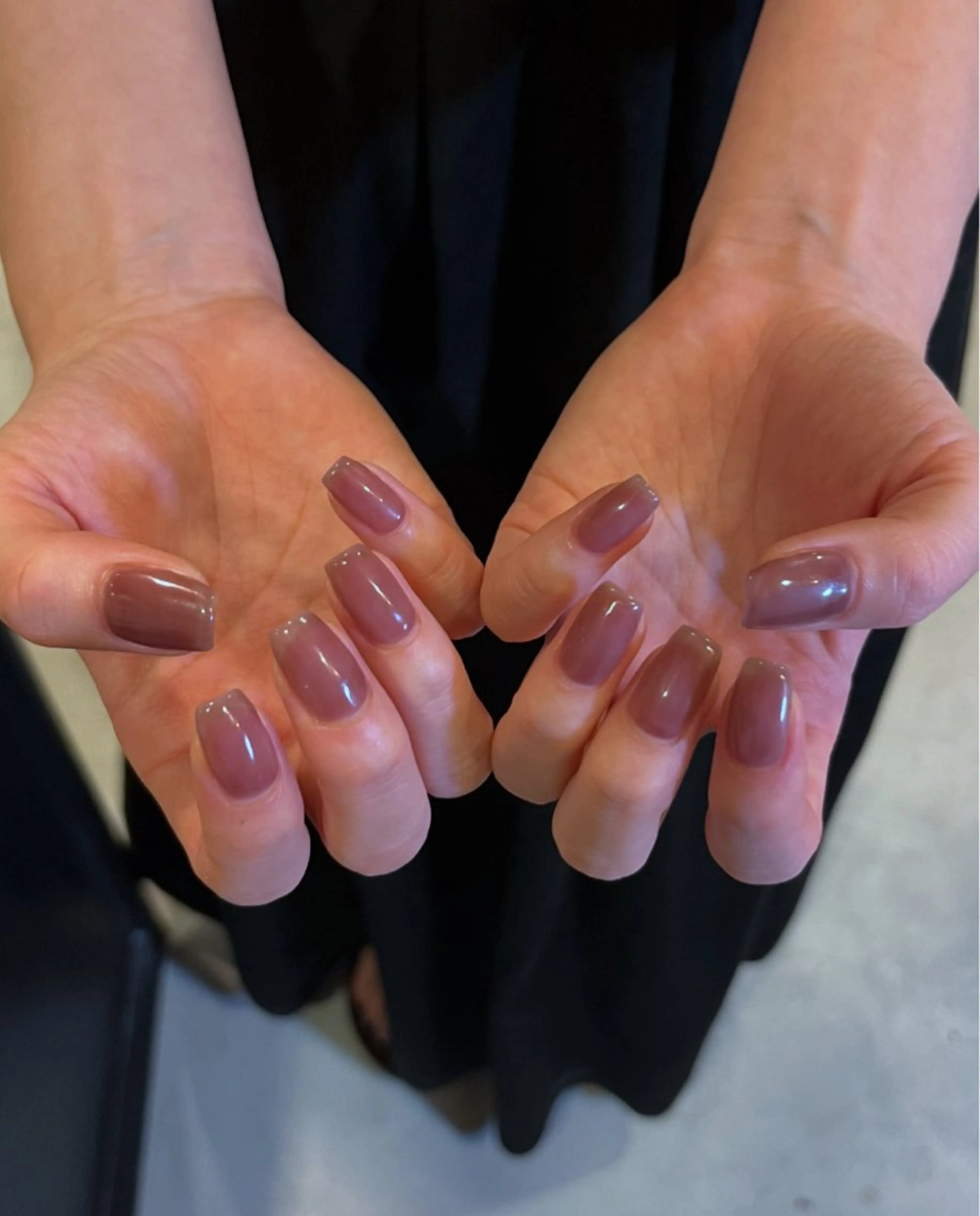 ネイル ワンカラーネイル Hi,nail mahoのネイルデザイン