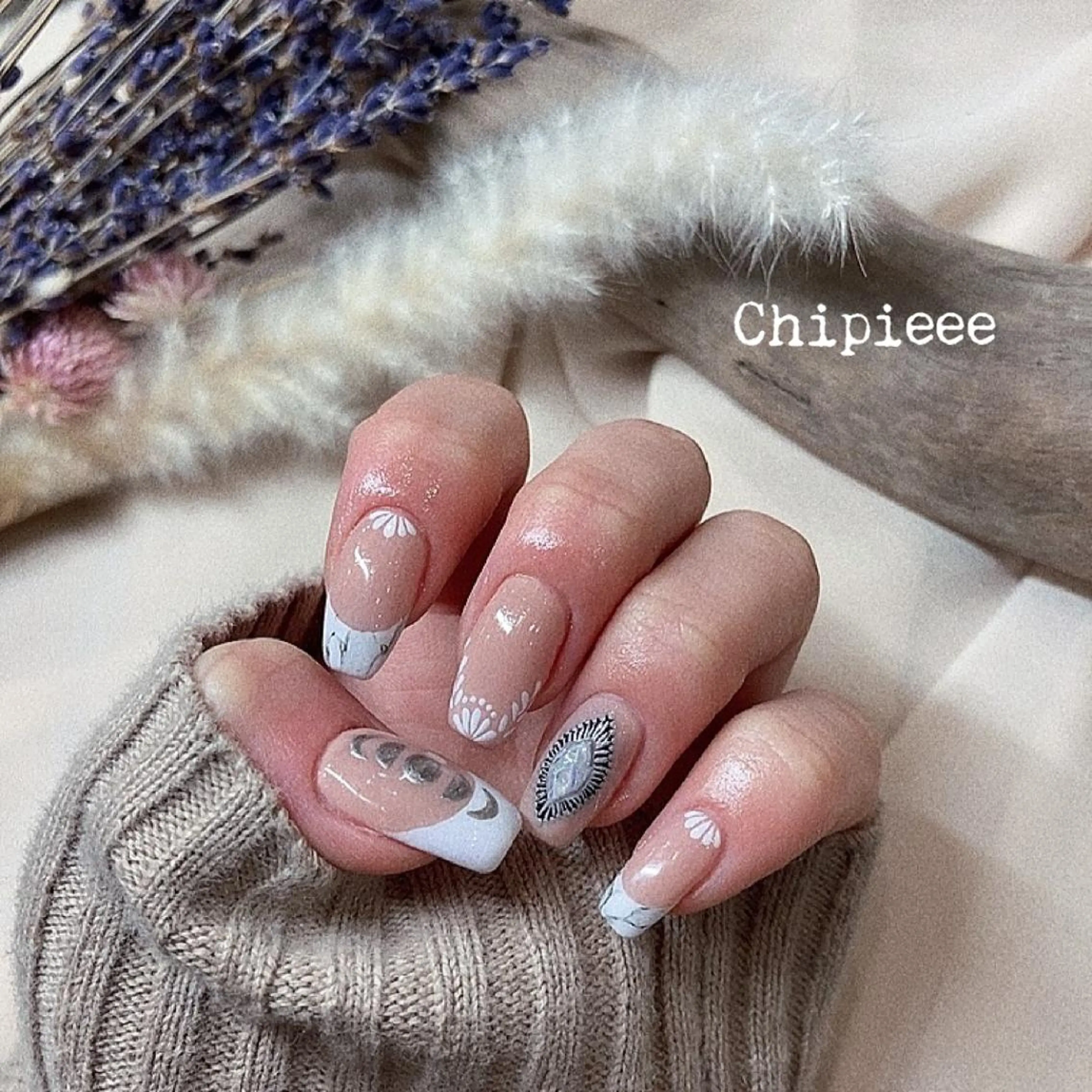 ネイル ハンドネイル Chipieee EBISU所属・moeka ♡のネイルデザイン