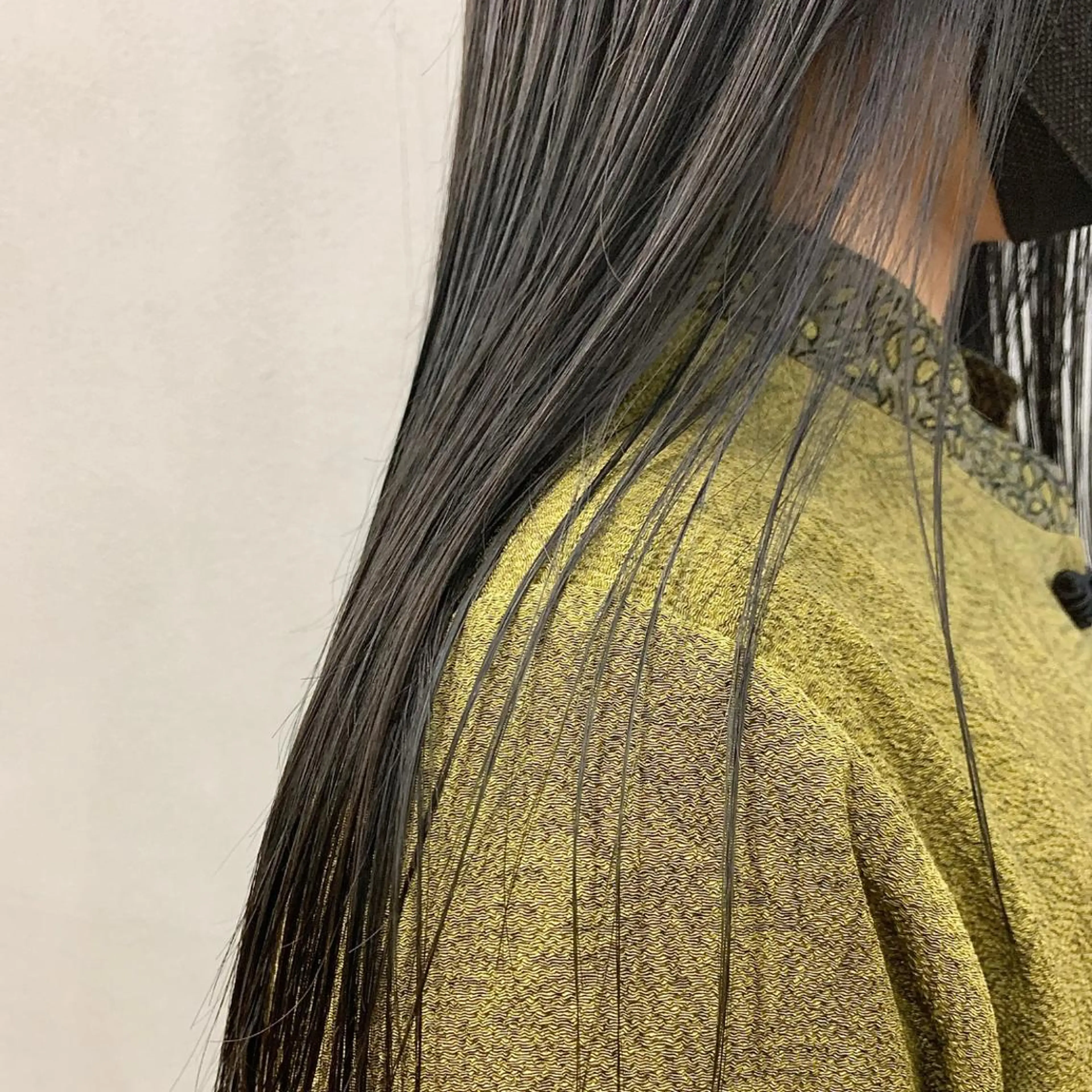 セミロング カラー インナーカラー 🌱小顔魅せカット 透明感カラー/泉綺のヘアスタイル