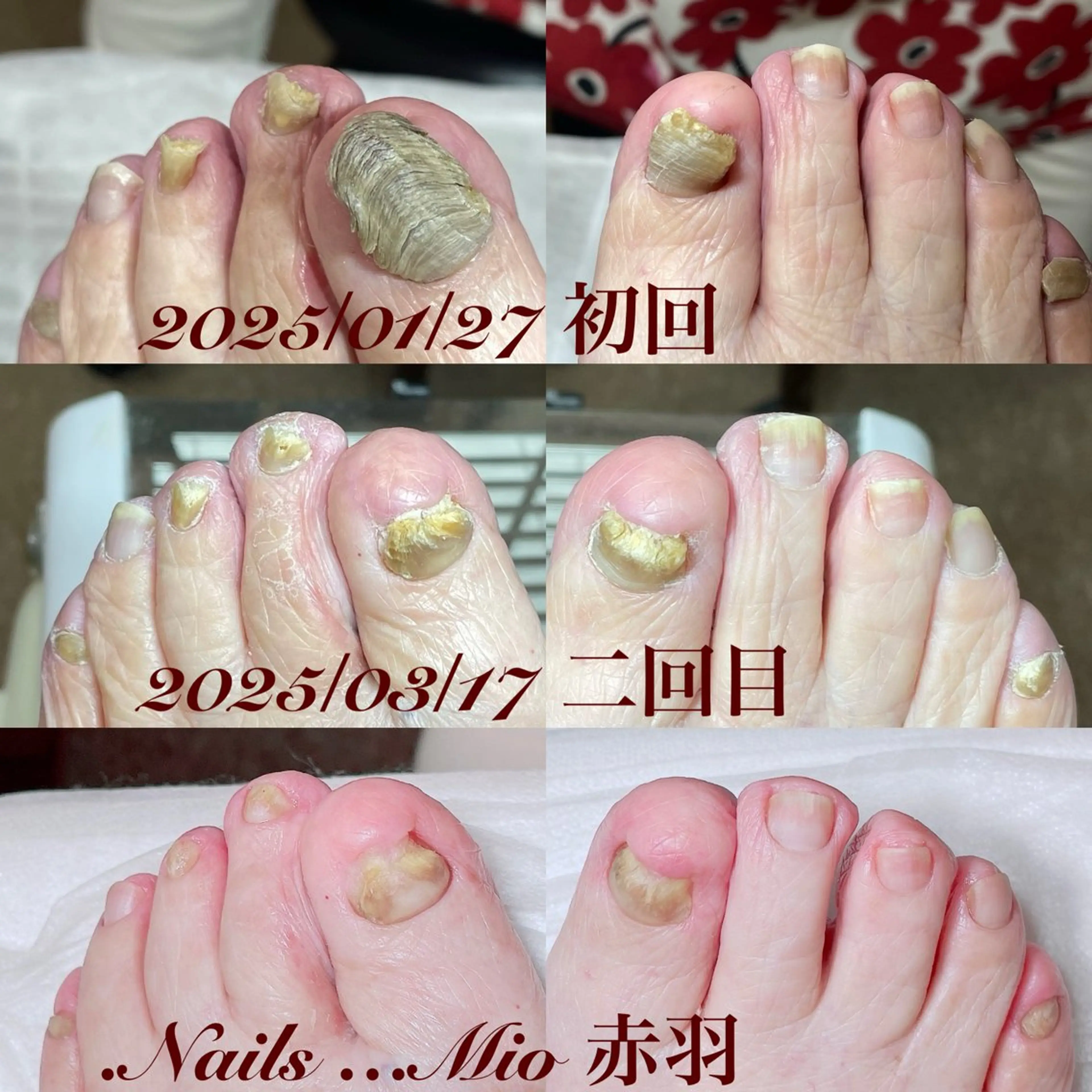 ネイル 赤色 .Nails Mio 赤羽西ネイルサロンのネイルデザイン
