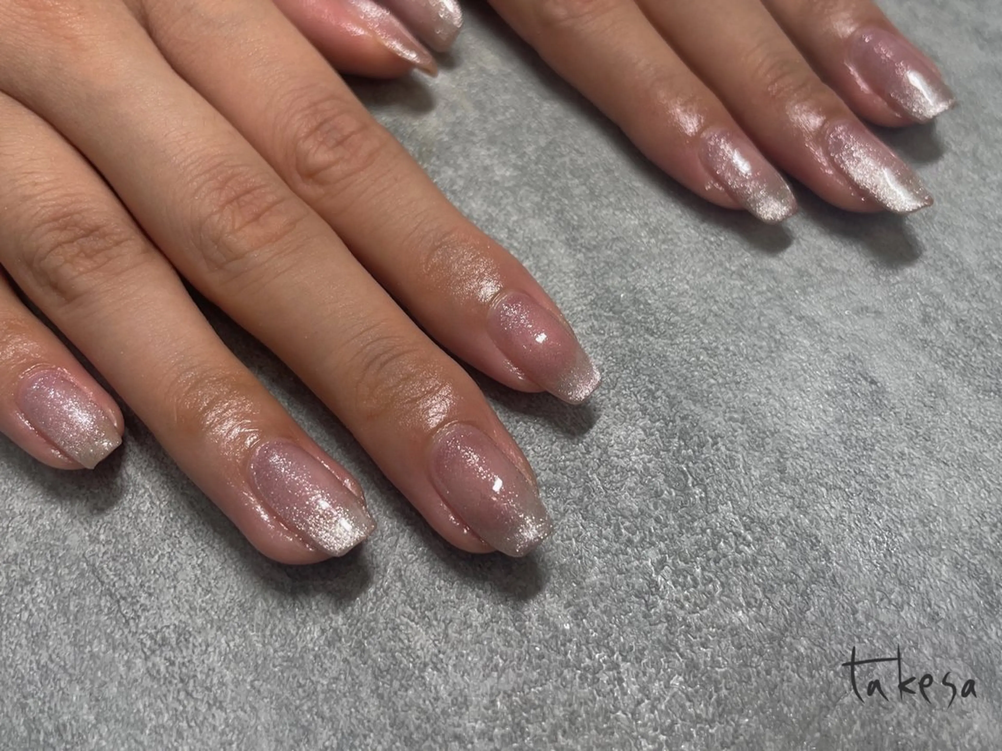 ネイル グラデーション マグネットネイル Msis nail & eyelashsalon 代々木店所属・msis武田 (takesa)のネイルデザイン