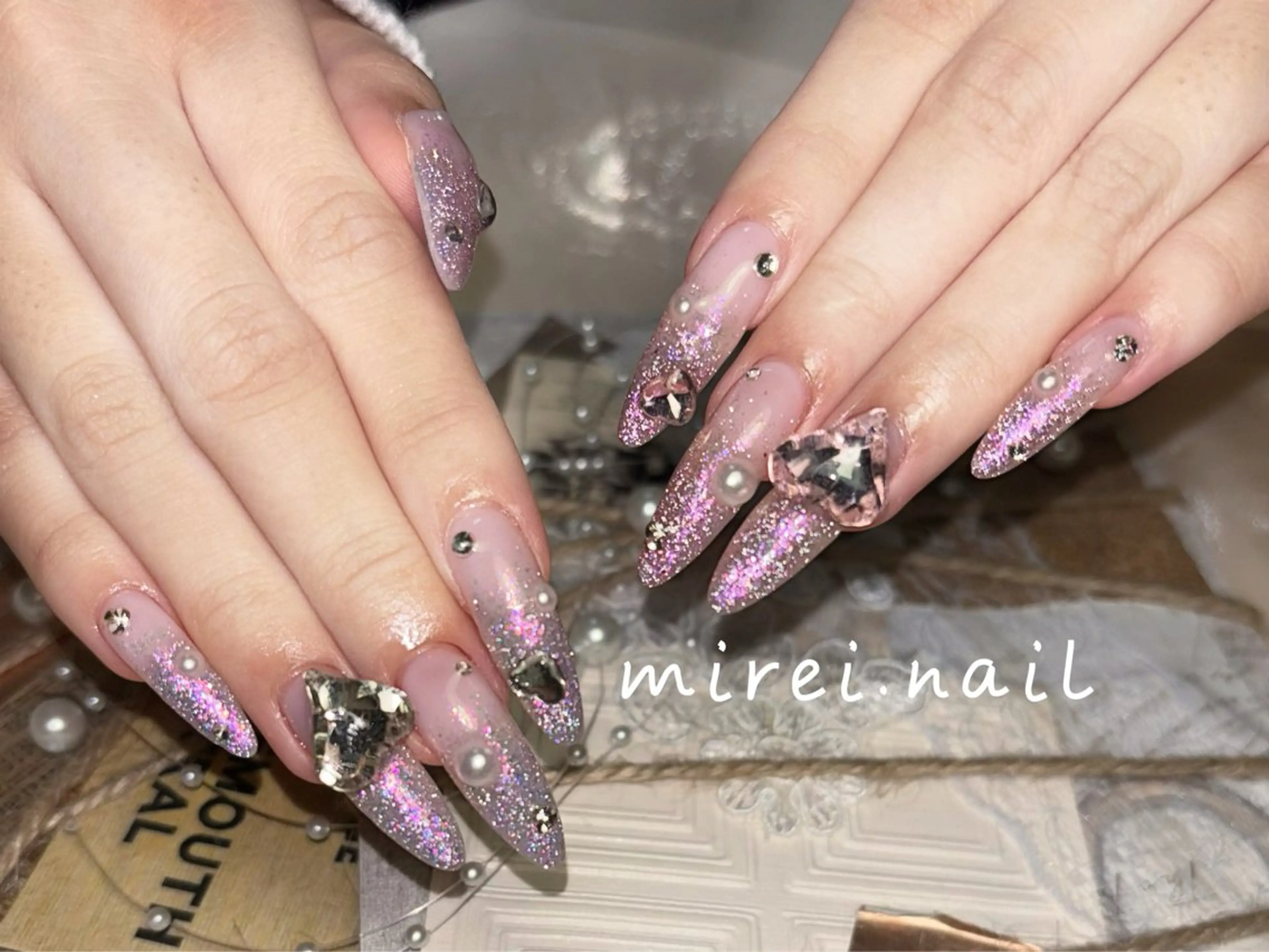 ネイル mirei‘nail所属・jade.vase ミレイのネイルデザイン