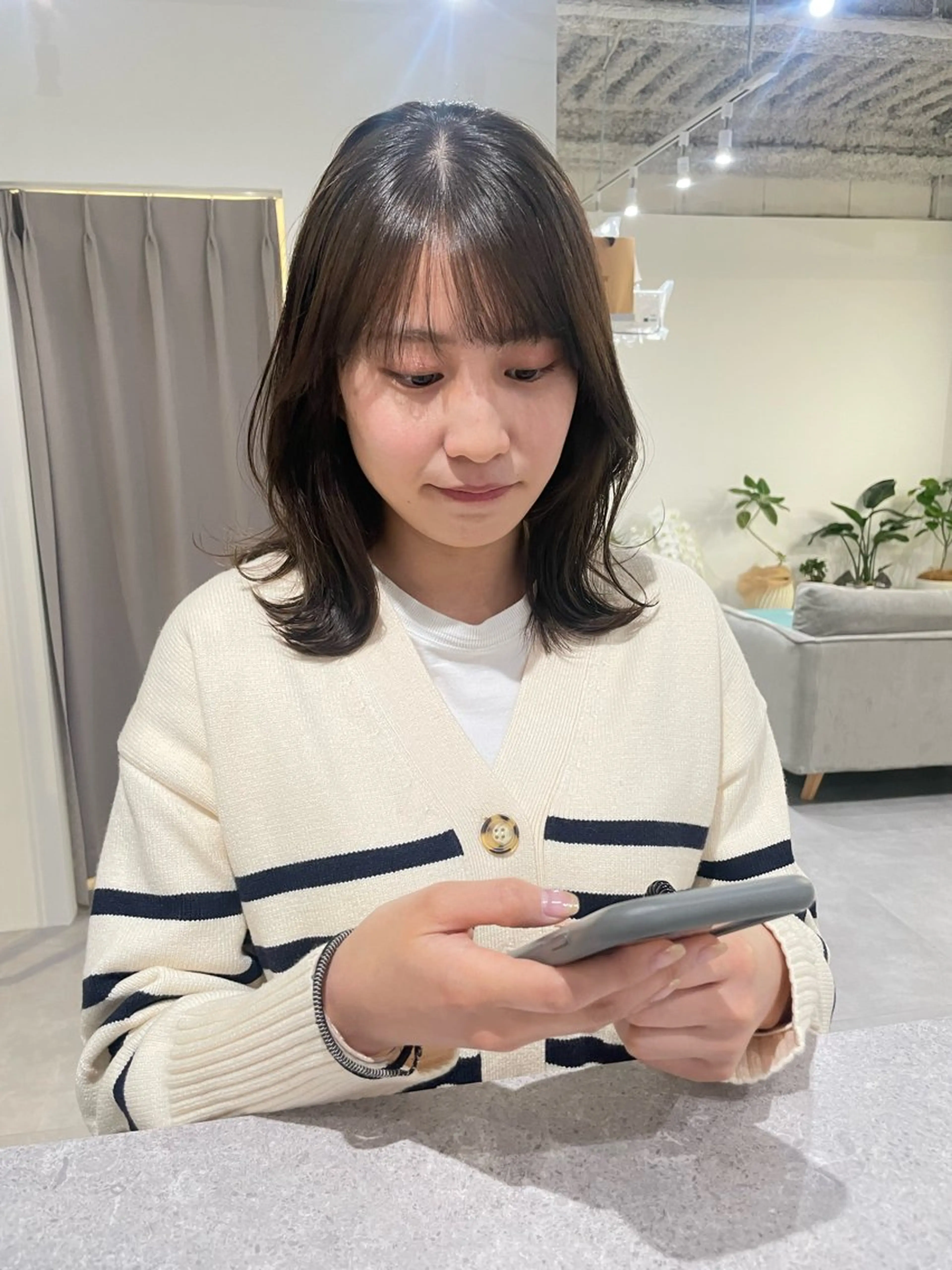 ミディアム カラー ETRE所属・🫧透明感カラー🫧 古川穂果のヘアスタイル