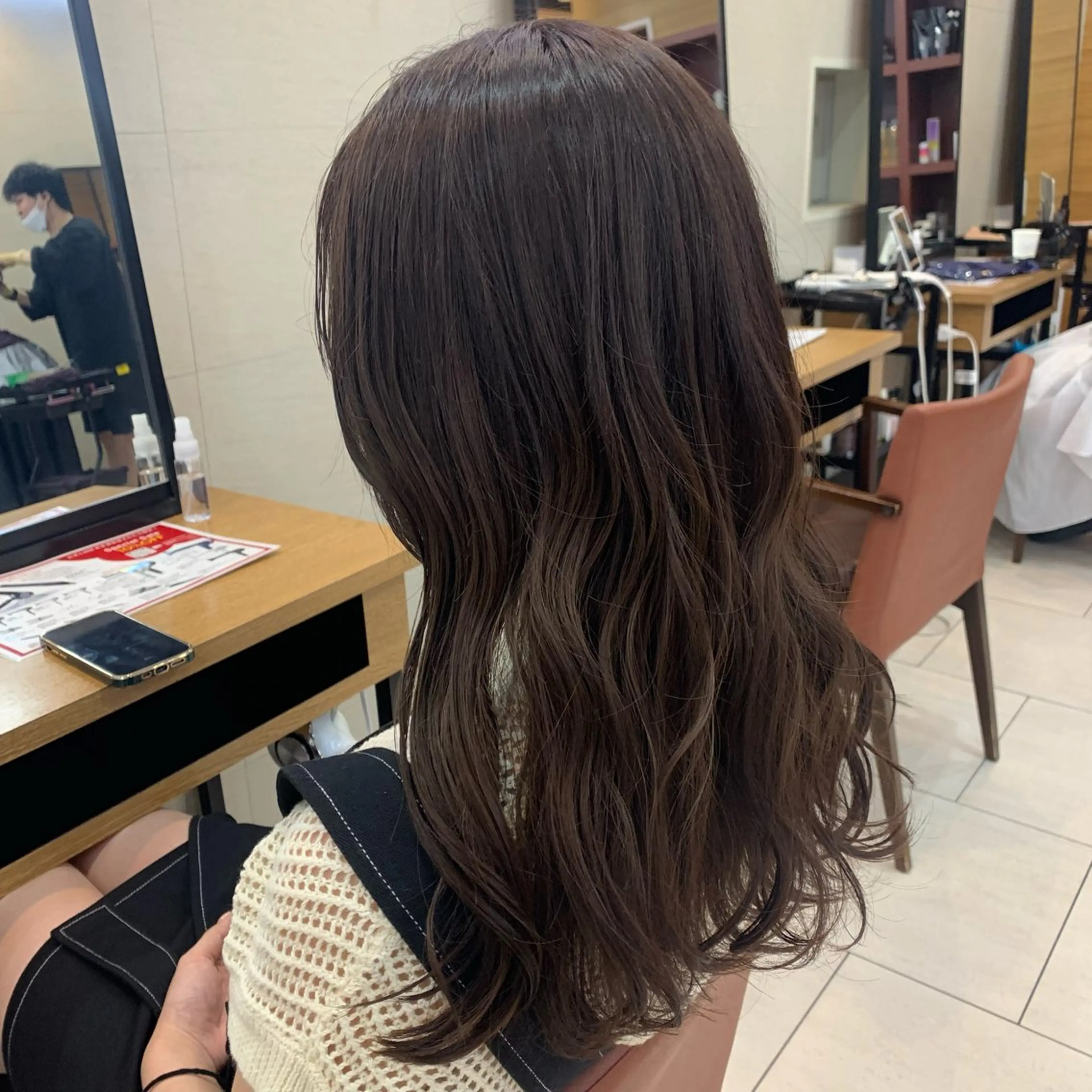 ミディアム ヘアカラー トリートメント 透明感カラー/レイ ヤー/Nana🌈のヘアスタイル