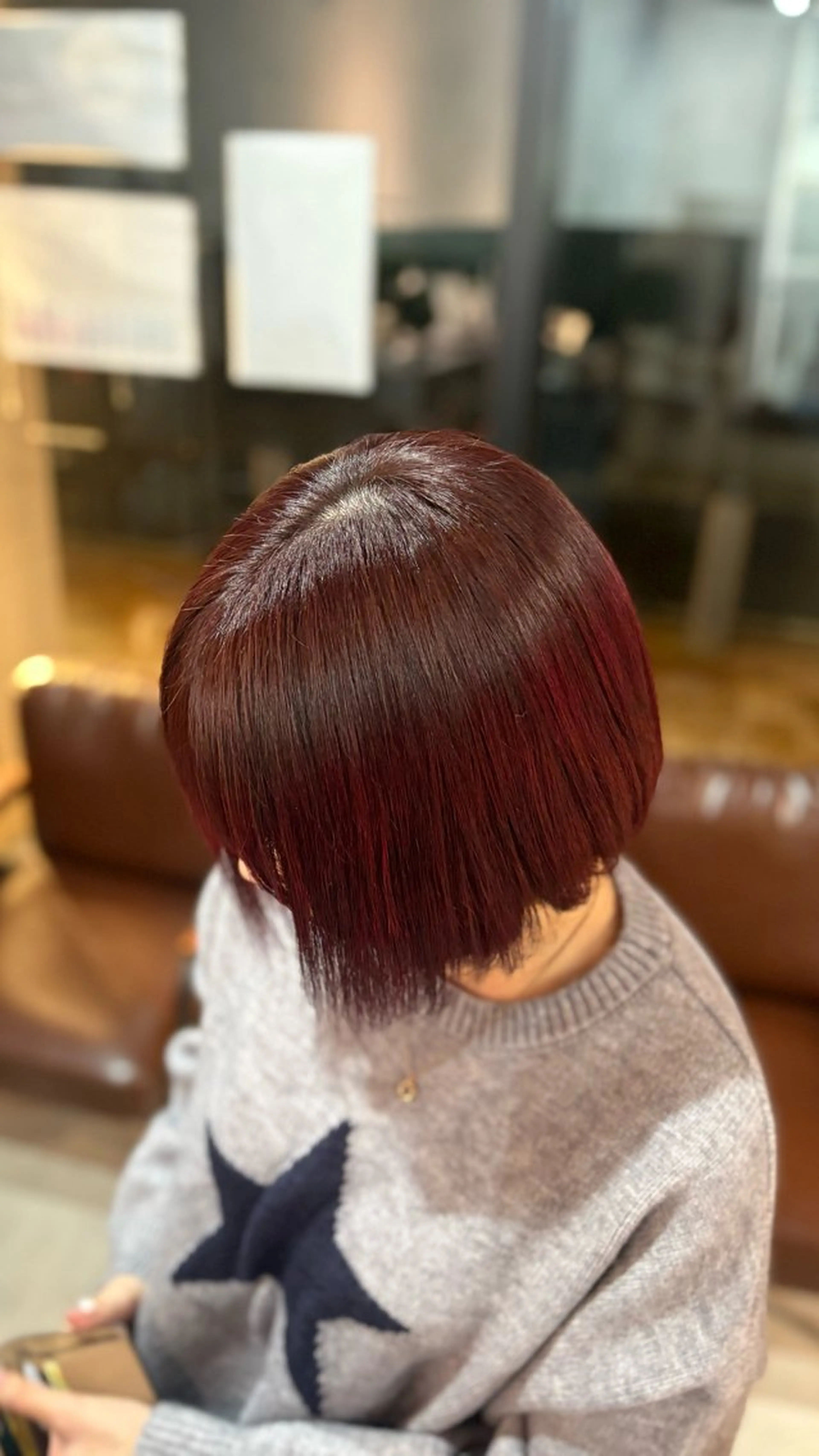 ショート カラー ヘアカラー 艶カラー / あおいのヘアスタイル