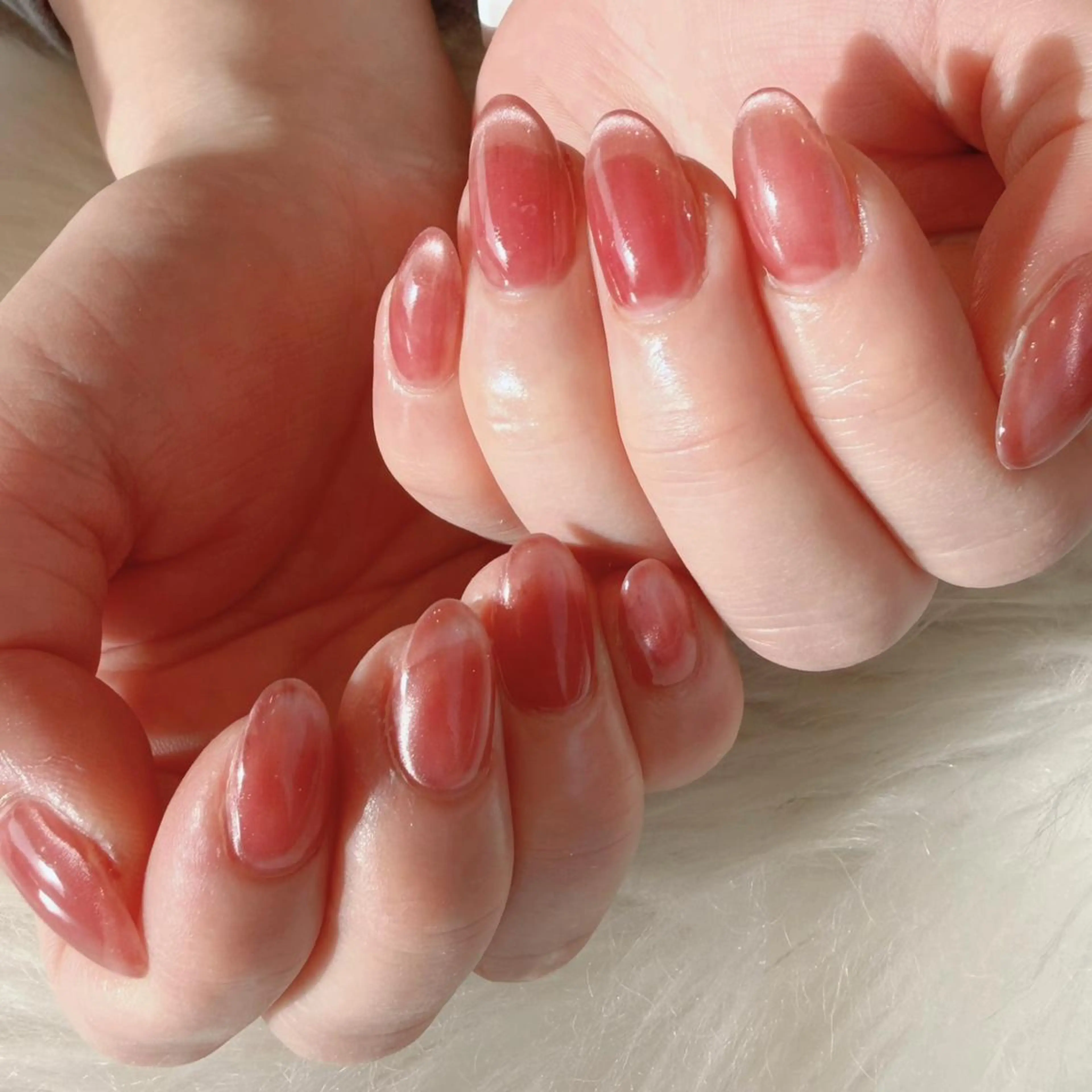 ネイル マグネットネイル ワンカラーネイル ハンドネイル Kanai Harukaのネイルデザイン