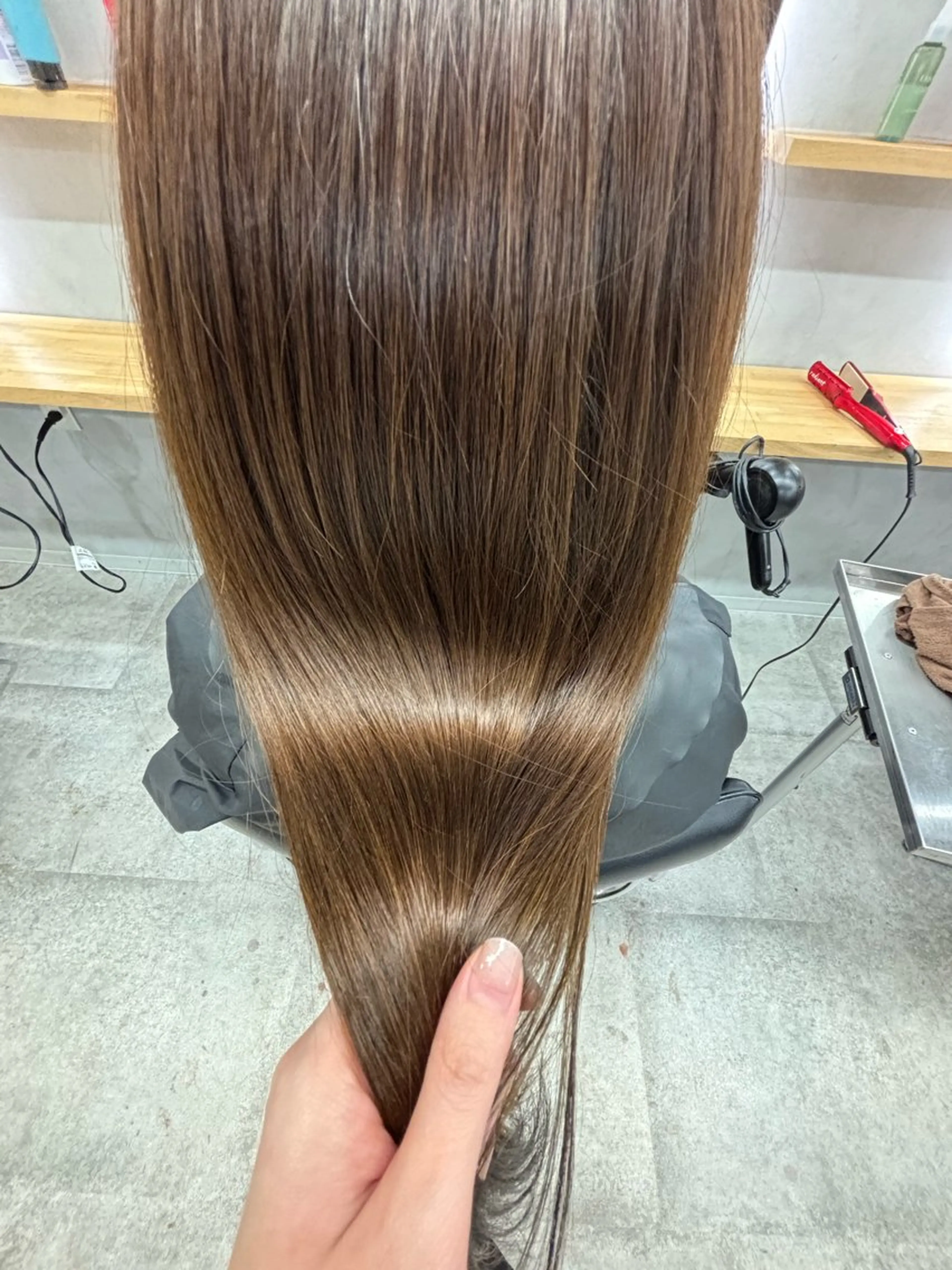 ロング ゆみこ カラーモデル募集中のヘアスタイル