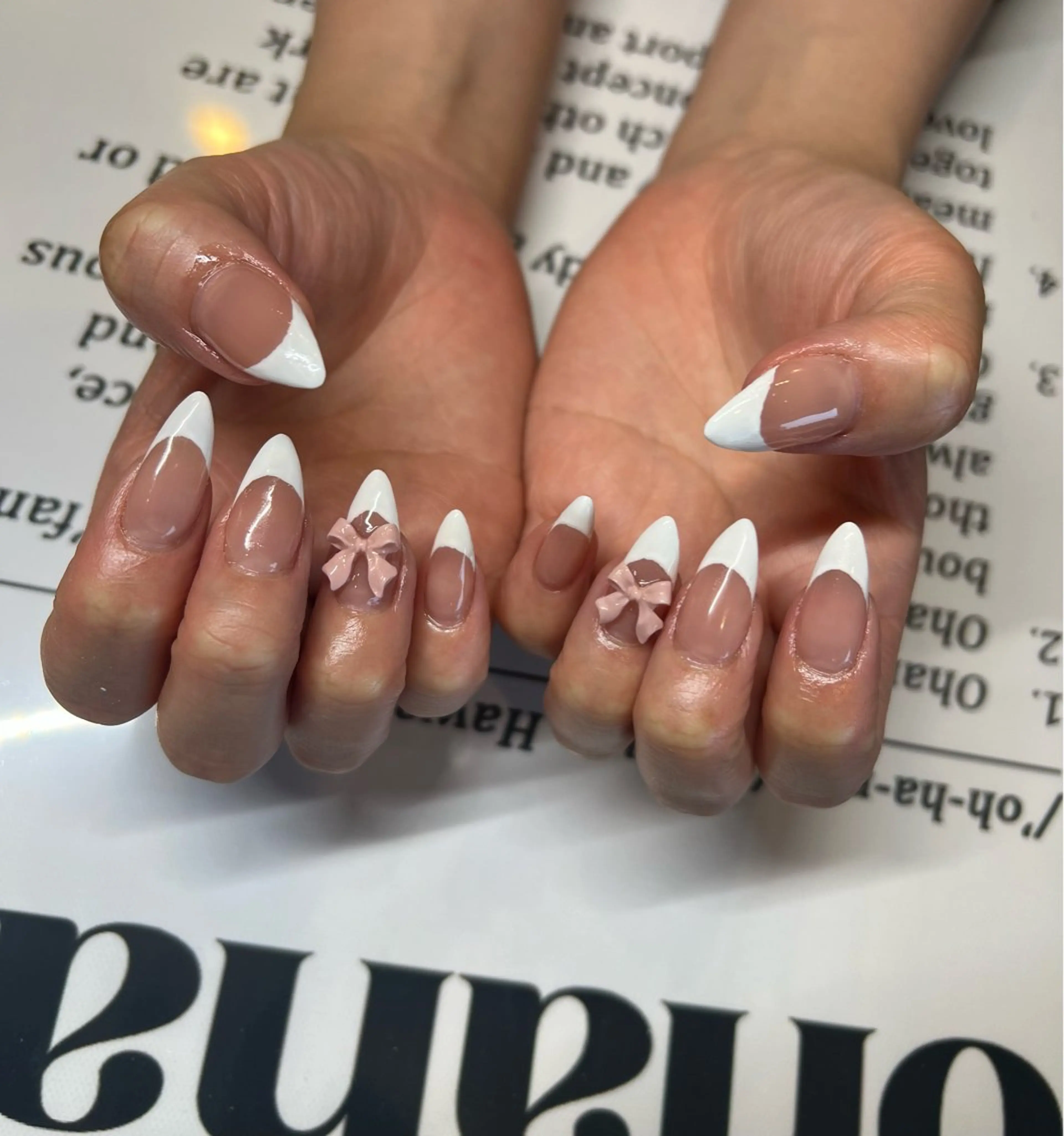 ネイル フレンチネイル 持ち込み mii nail🌴のネイルデザイン