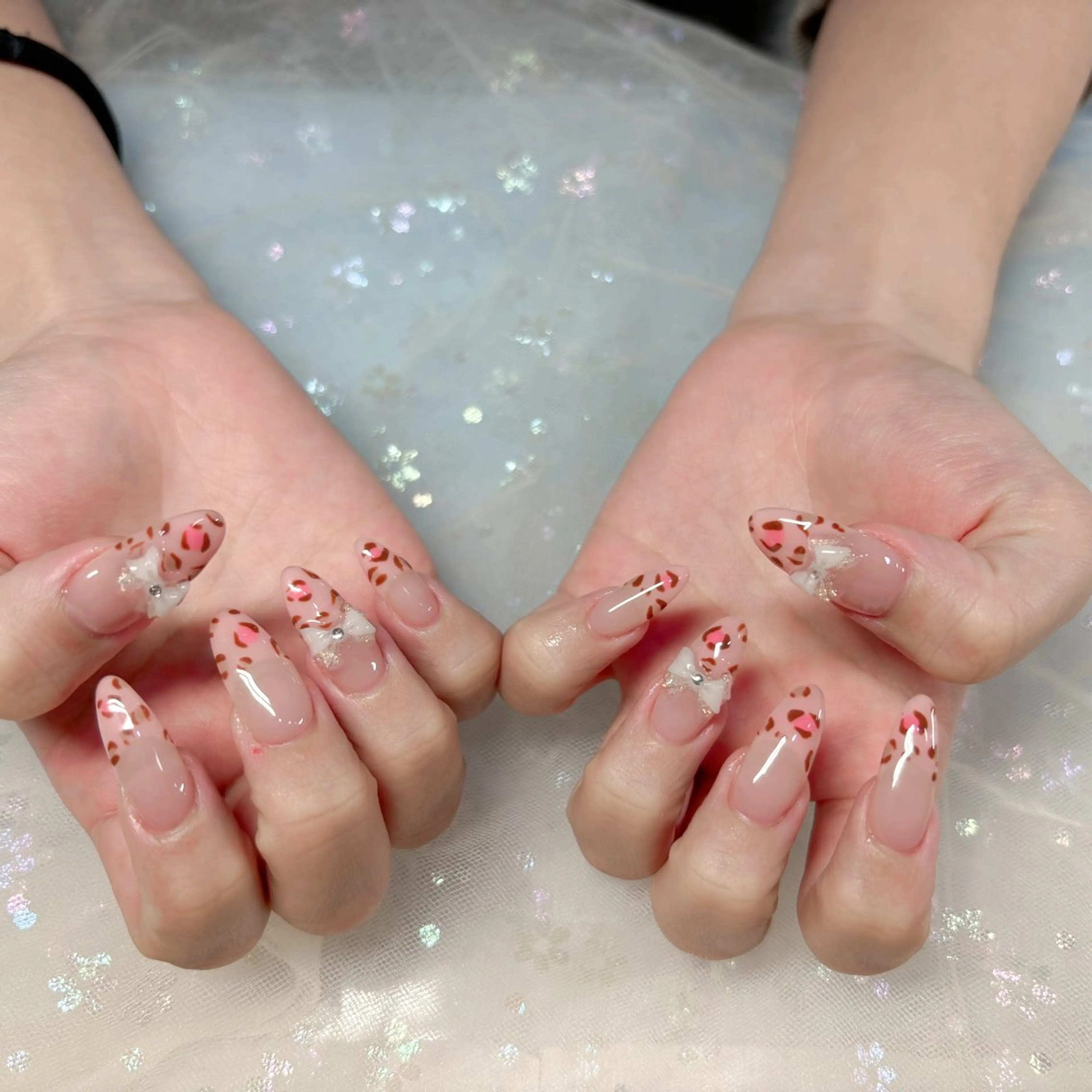 ネイル ハンドネイル H3 Nail Tsuki🦋💙のネイルデザイン