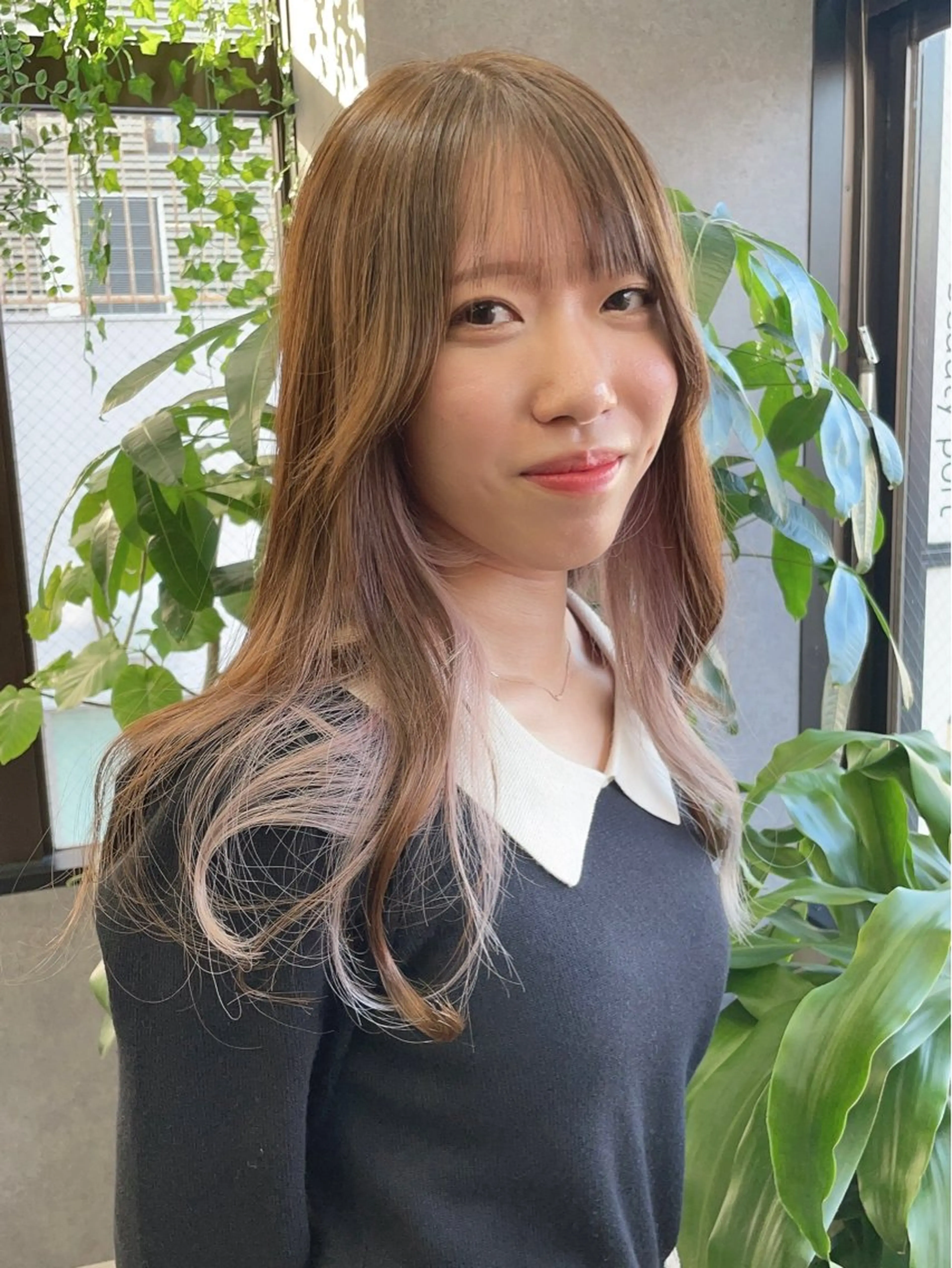 ロング カラー FRAME spa&hair room博多店【フレーム】所属・髪質改善｜顔周り｜博 多｜川上智也のヘアスタイル