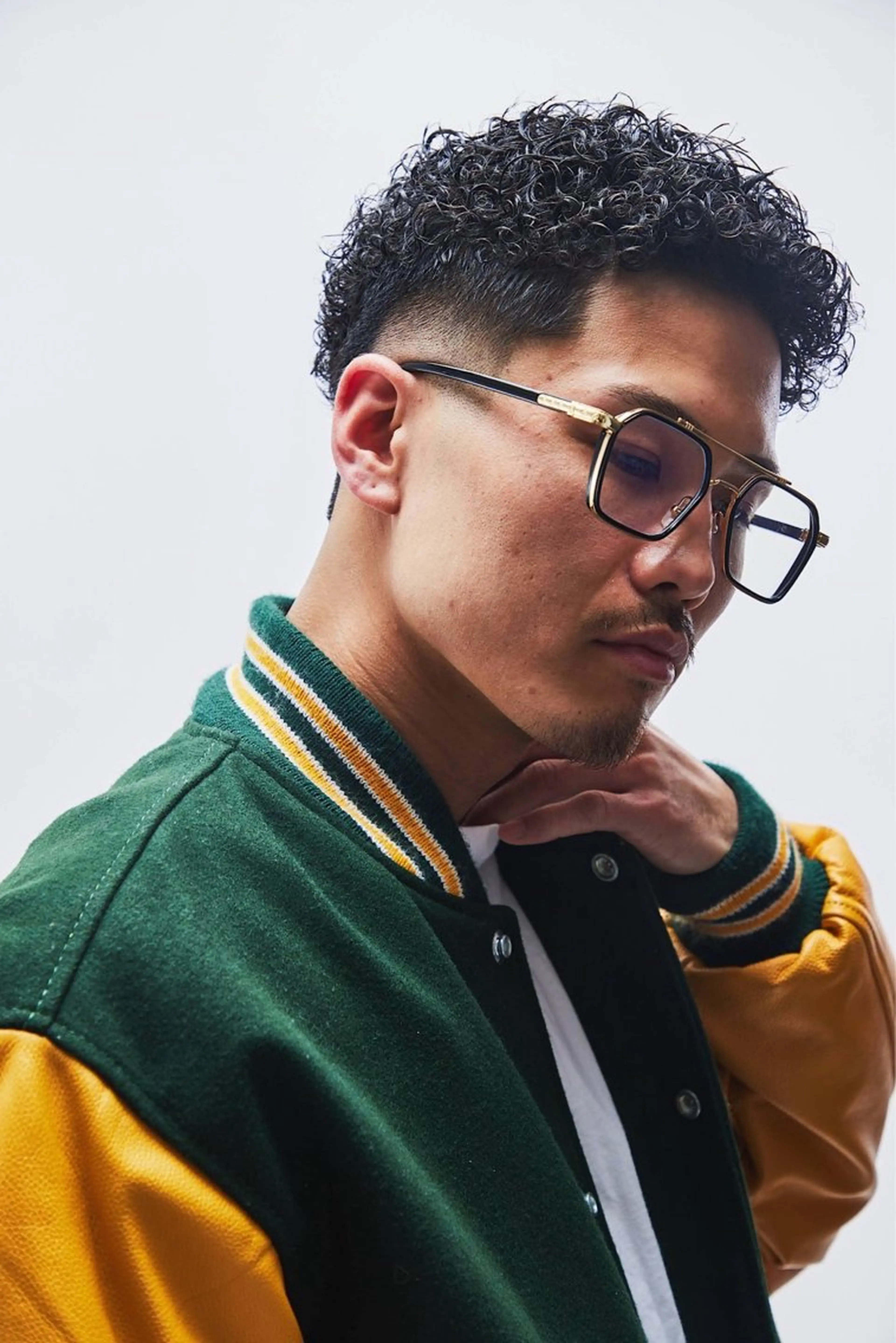 ミディアム パーマ ヘアアレンジ メンズ 似合わせカット特化/ 💈ミナ💈のヘアスタイル