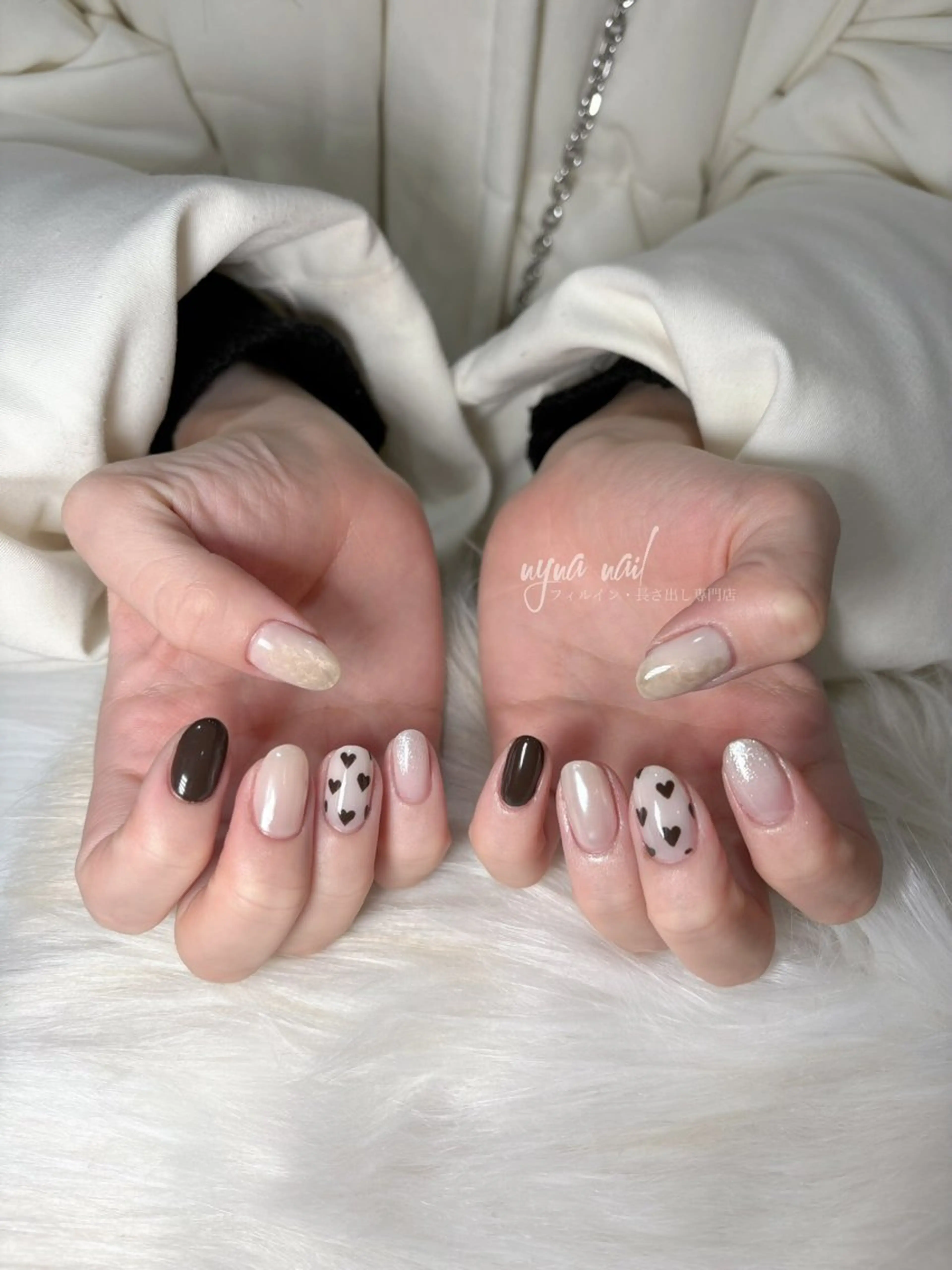 ネイル ハンドネイル 長さ出し専門 nynaのネイルデザイン