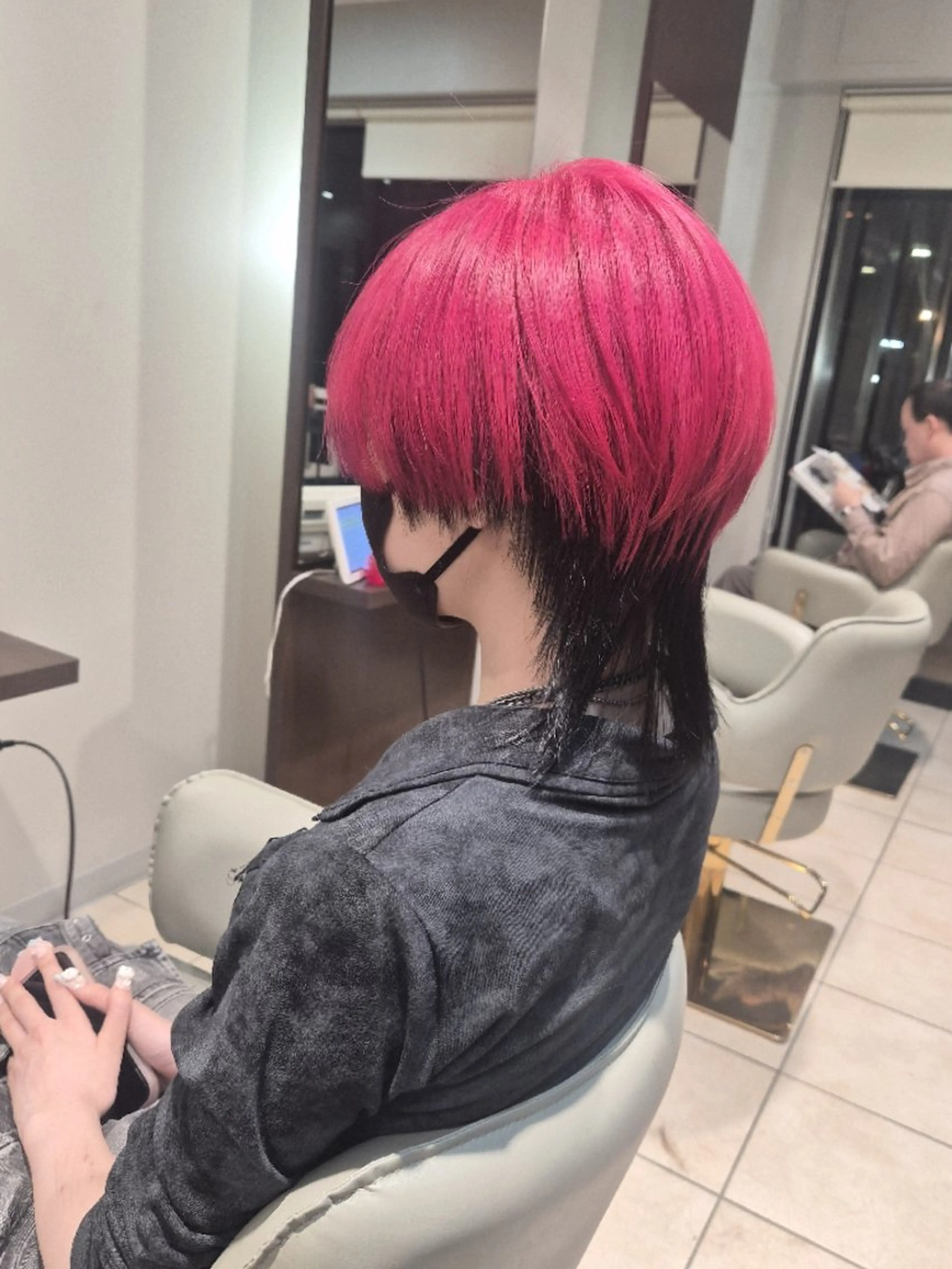 ショート カラー ヘアカラー Miyavi/カラー ショートボブのヘアスタイル