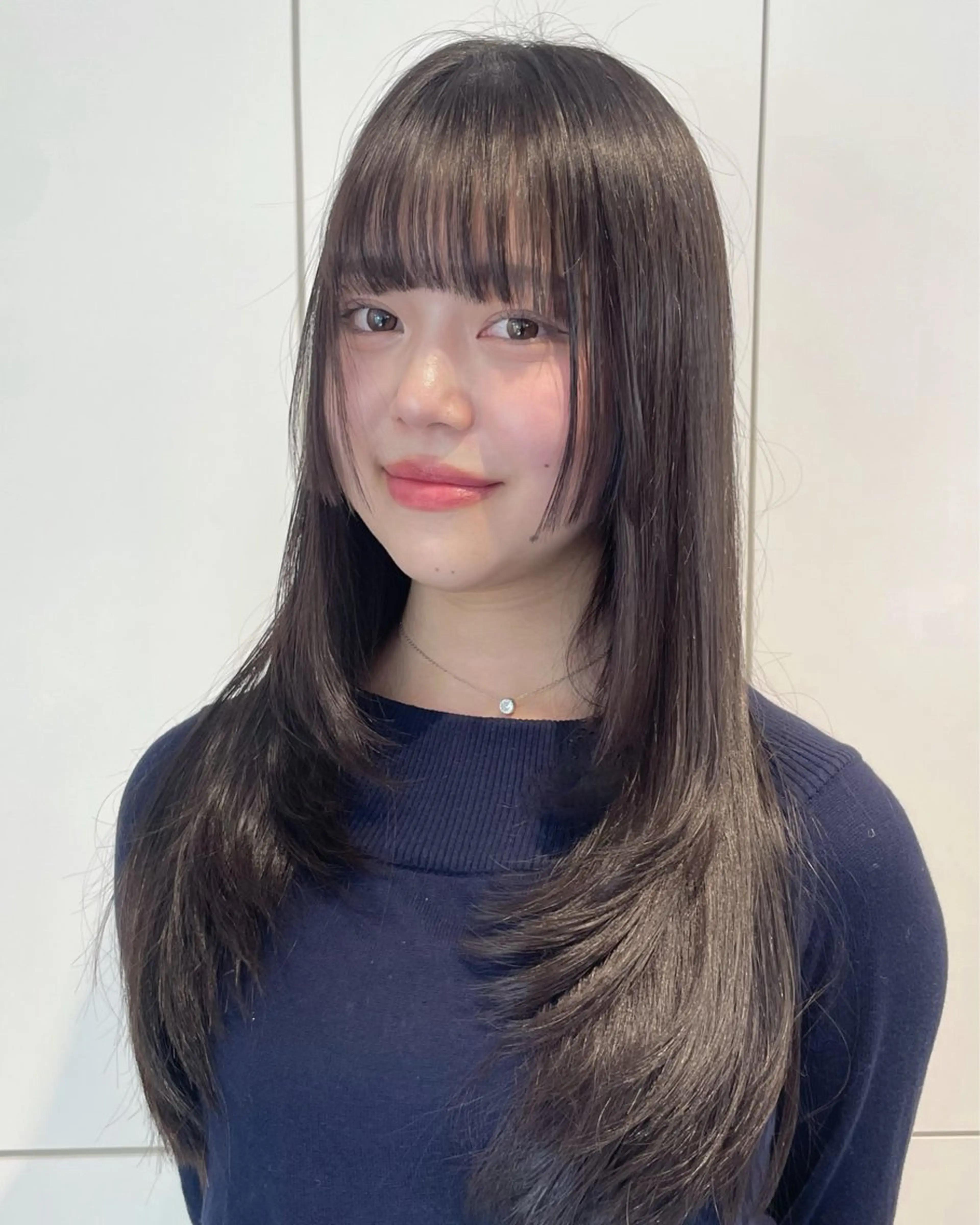 ミディアム カラー ブリーチ ハイトーンカラー ボブ 髪質改善 韓国風ヘア レイヤー/ブリーチ ♥️【木坂 桃歌】のヘアスタイル